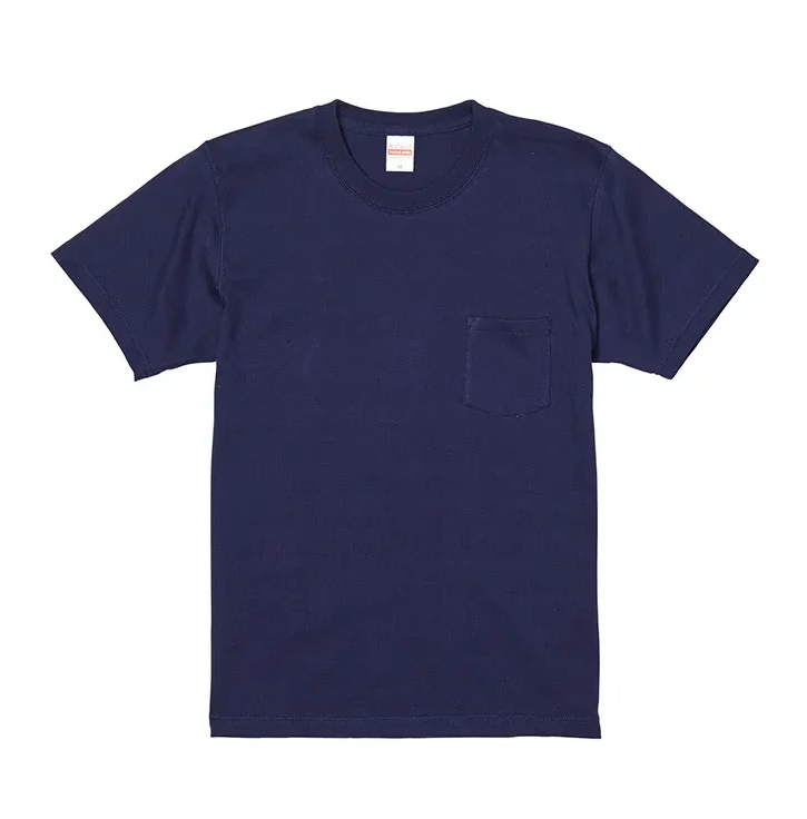 United Athle UA 7.1oz. 頂級重磅口袋T恤 深藍色(3425301-086)