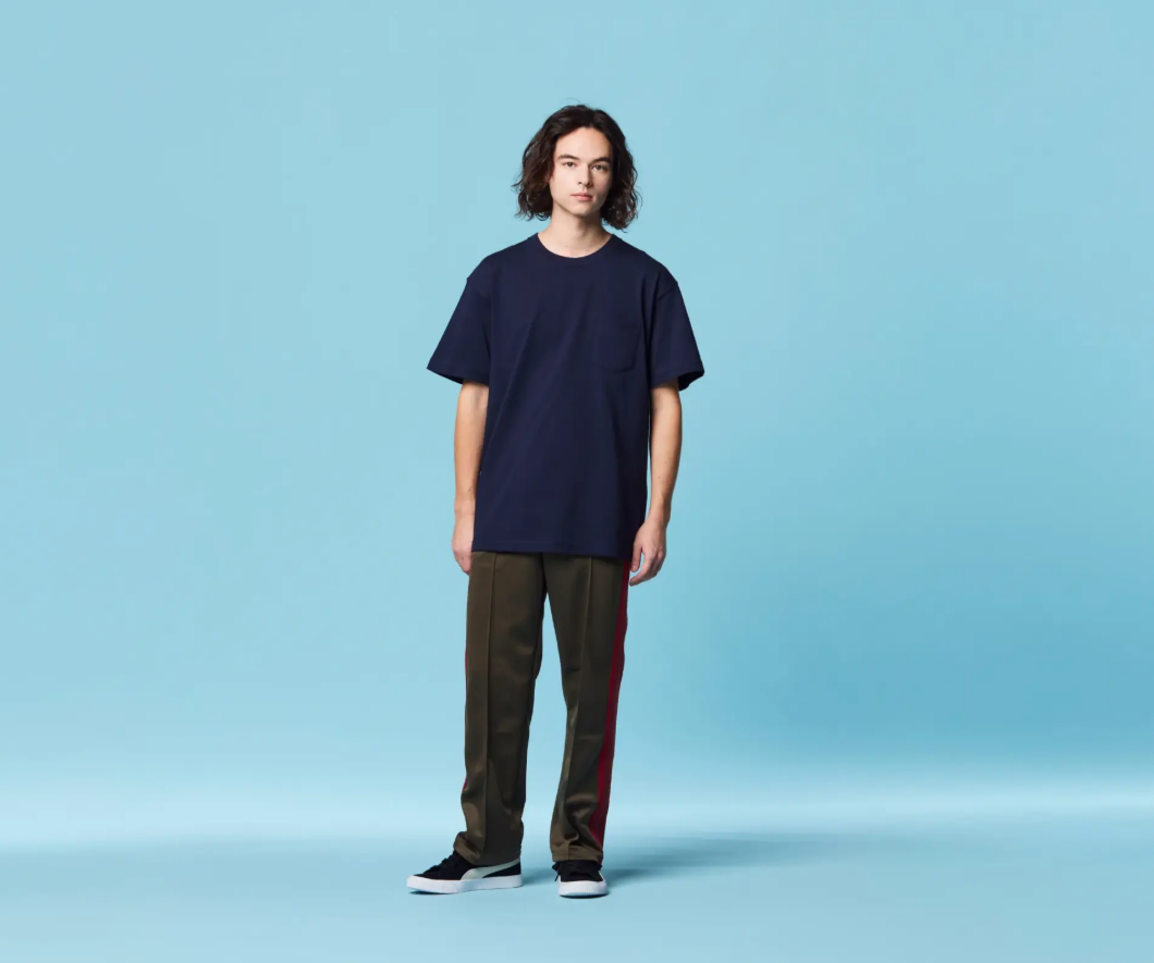 United Athle UA 7.1oz. 頂級重磅口袋T恤 深藍色(3425301-086)