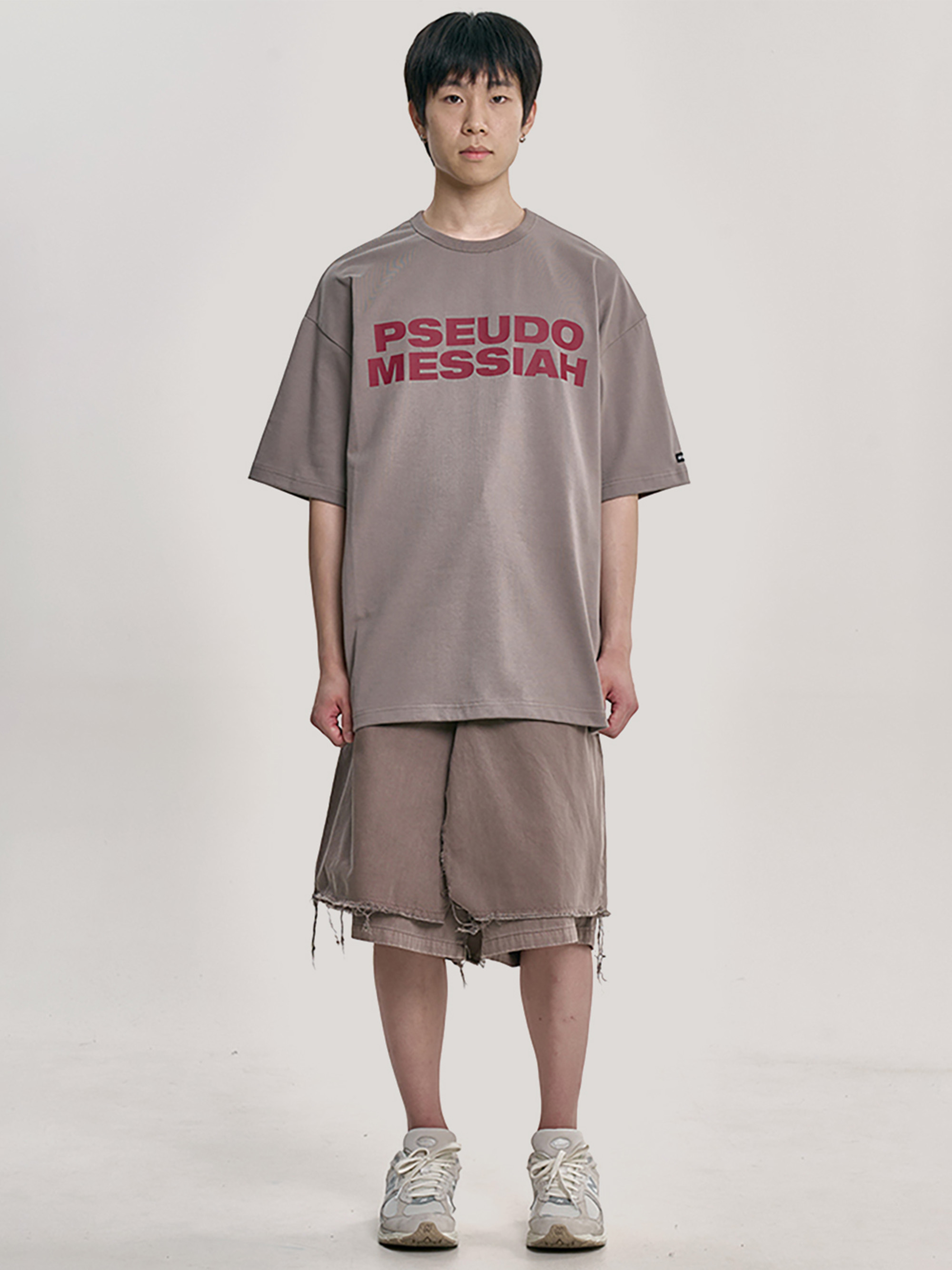 【AJO AJOBYAJO】25SS★ Pseudo Messiah Mini T-Shirt AJOBYAJO】Pseudo Messiah T-Shirt | OUR BRAND,AJOBYAJO