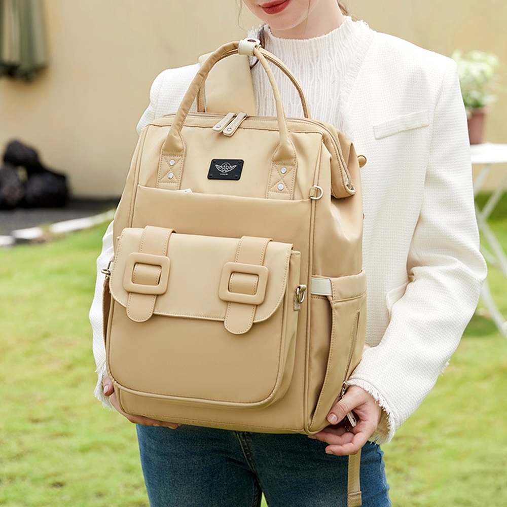 尼龍後背包 兩用包包 親子包 包包 後背包 子母包 媽媽包 多功能後背包 大容量後背包 防潑水包包 滿月禮 禮物 717