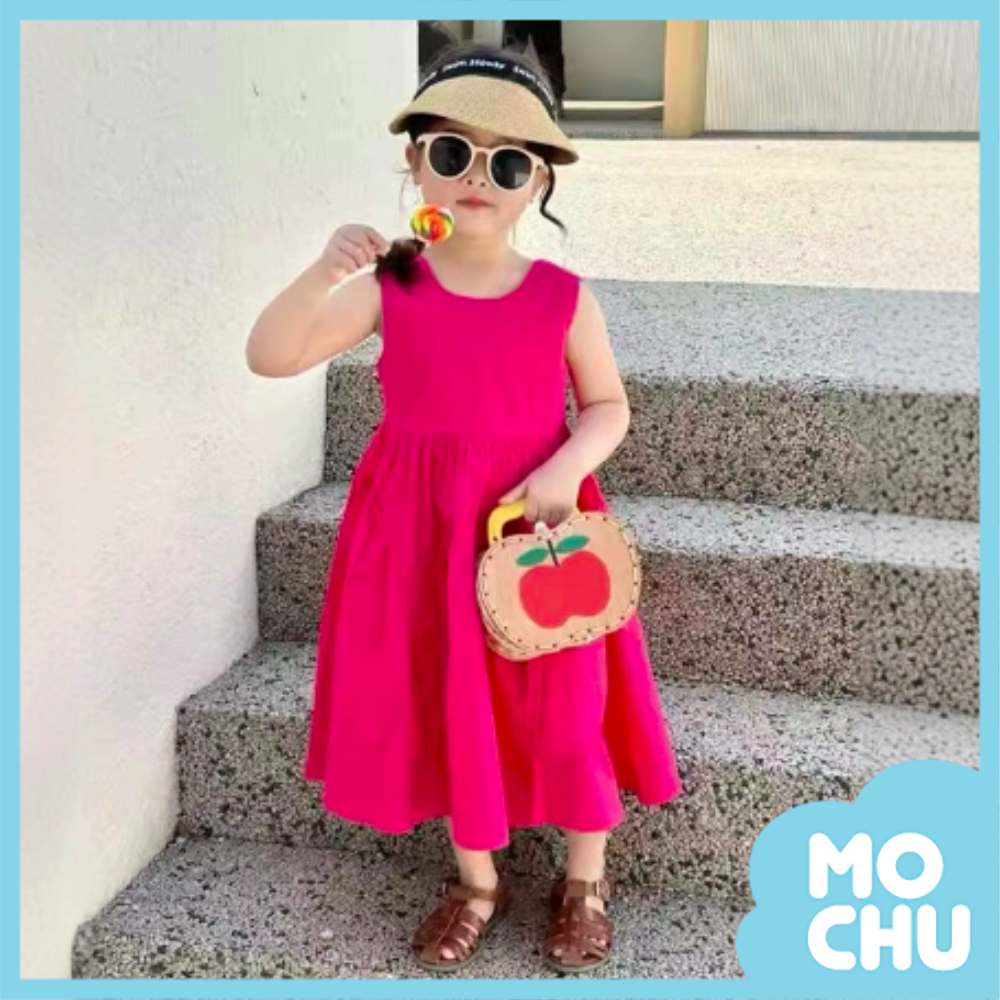 素色氣質簡約背心裙