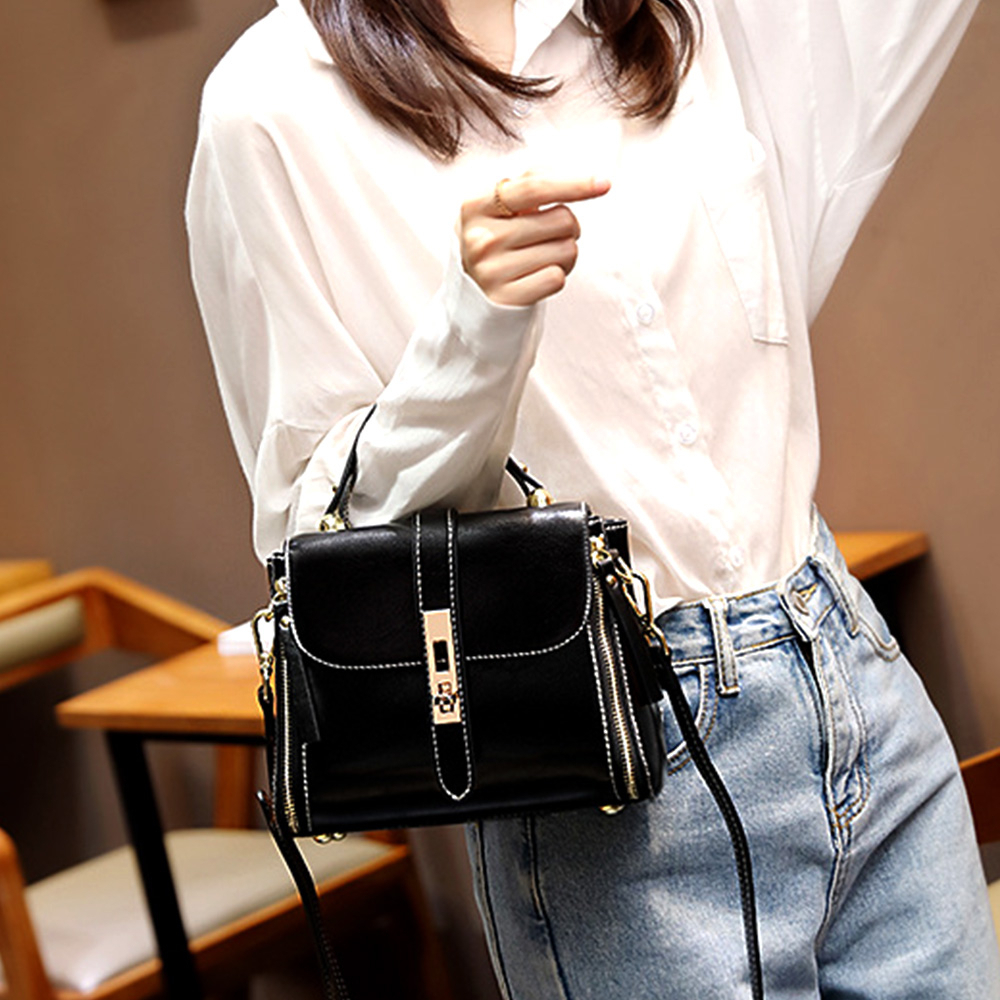 包包女 包包 水桶包 手提包 小方包 斜背包 包包女斜背包 側背小包 真皮包包 小香風包包 皮革包 精品包包 023