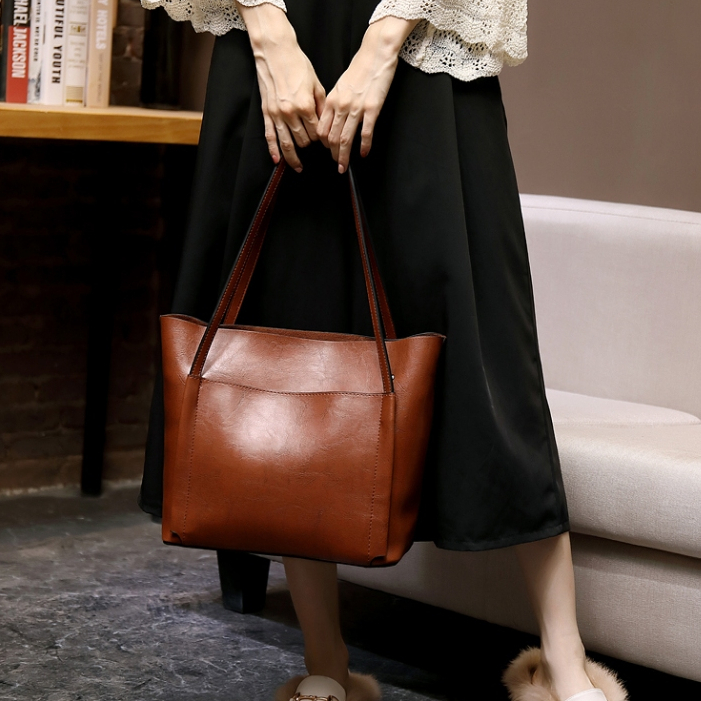 通勤包 腋下包 托特包女生 多隔層托特包 包包女 包包 托特包 斜背包女 防水包 手提包 皮革托特包 397