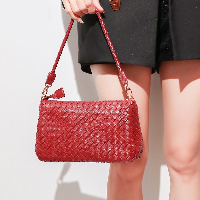 腋下包 法棍包 手提包 單肩包 化妝包 女士包包 包包女 簡約包包 時尚包包 日本包包 編織包 肩背包 收納包 304