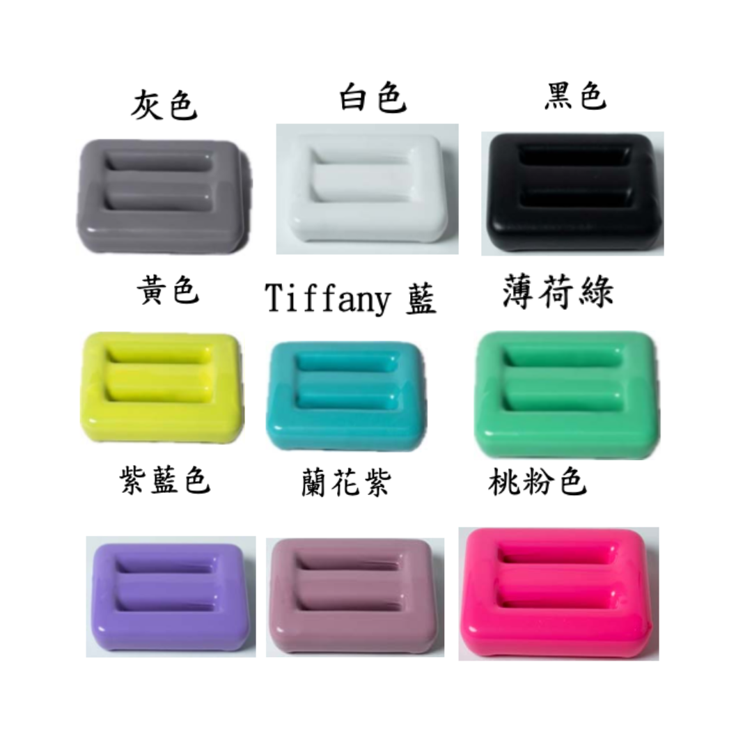 ▲㊎寬孔型環保鉛塊 (無印字) -亮面彩色款