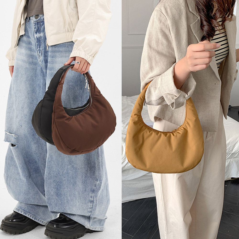 法棍包 腋下包 月牙包 包包女 收納包 女生包包 包包 正韓包包 半月包 手提小包 百搭包包 韓國包包 243