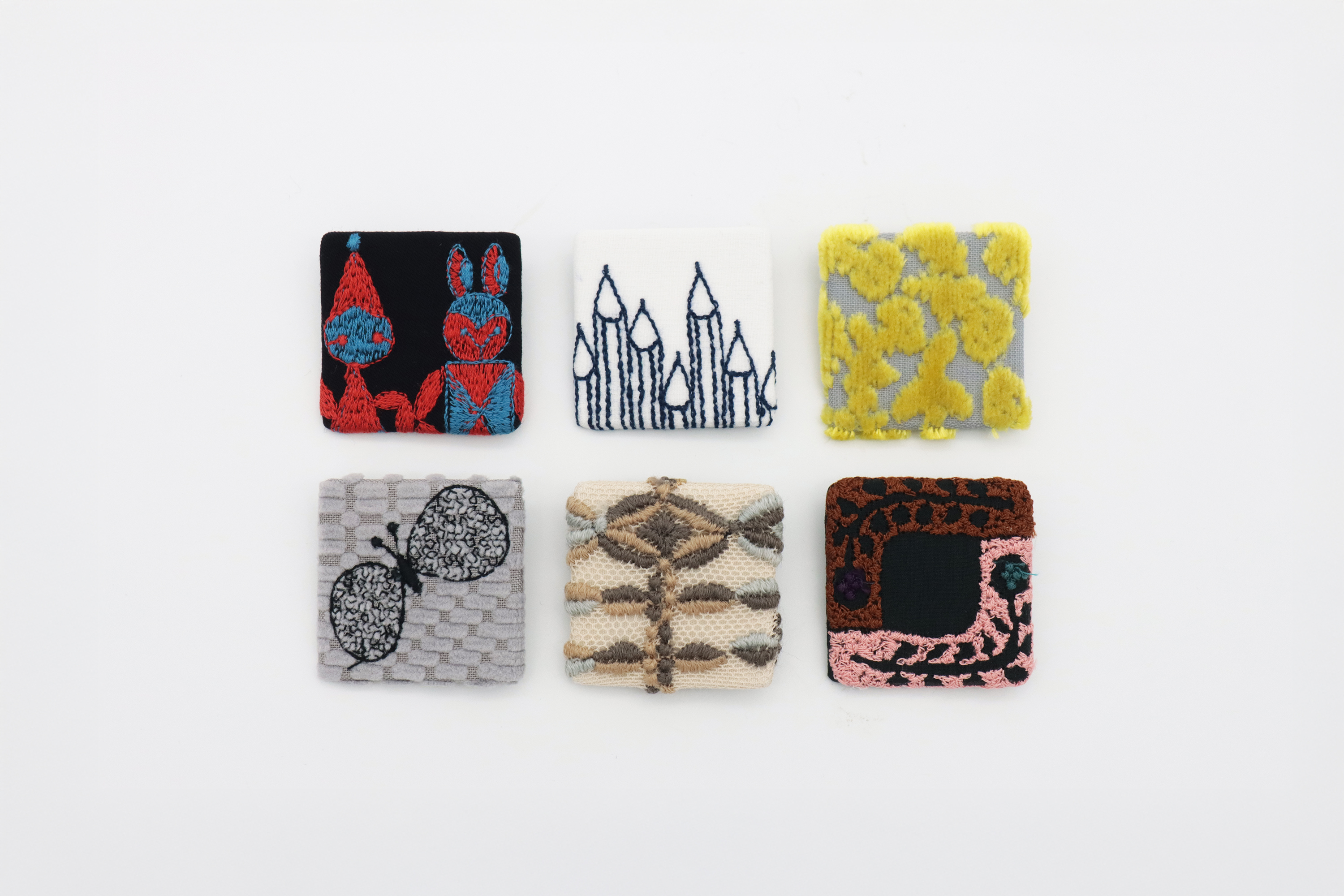 minä perhonen｜餘布徽章-方形