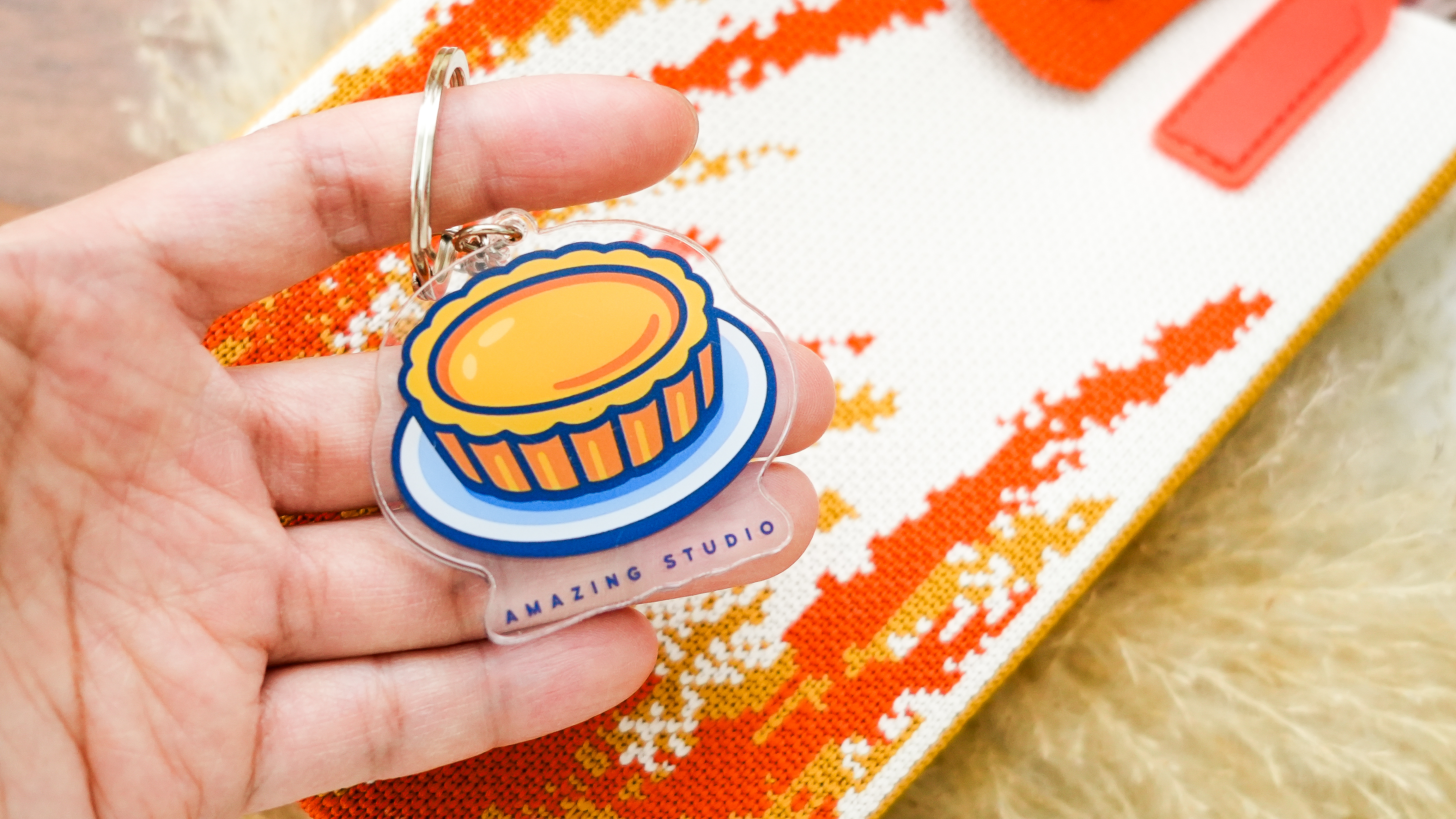 【蛋塔】 鎖匙扣丨Amazing Studio