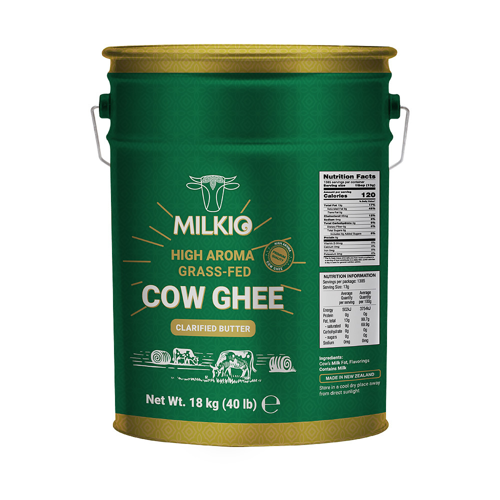 【紐西蘭MILKIO】特級草飼牛無水奶油(18kg) Ghee/酥油/澄清奶油/業務用