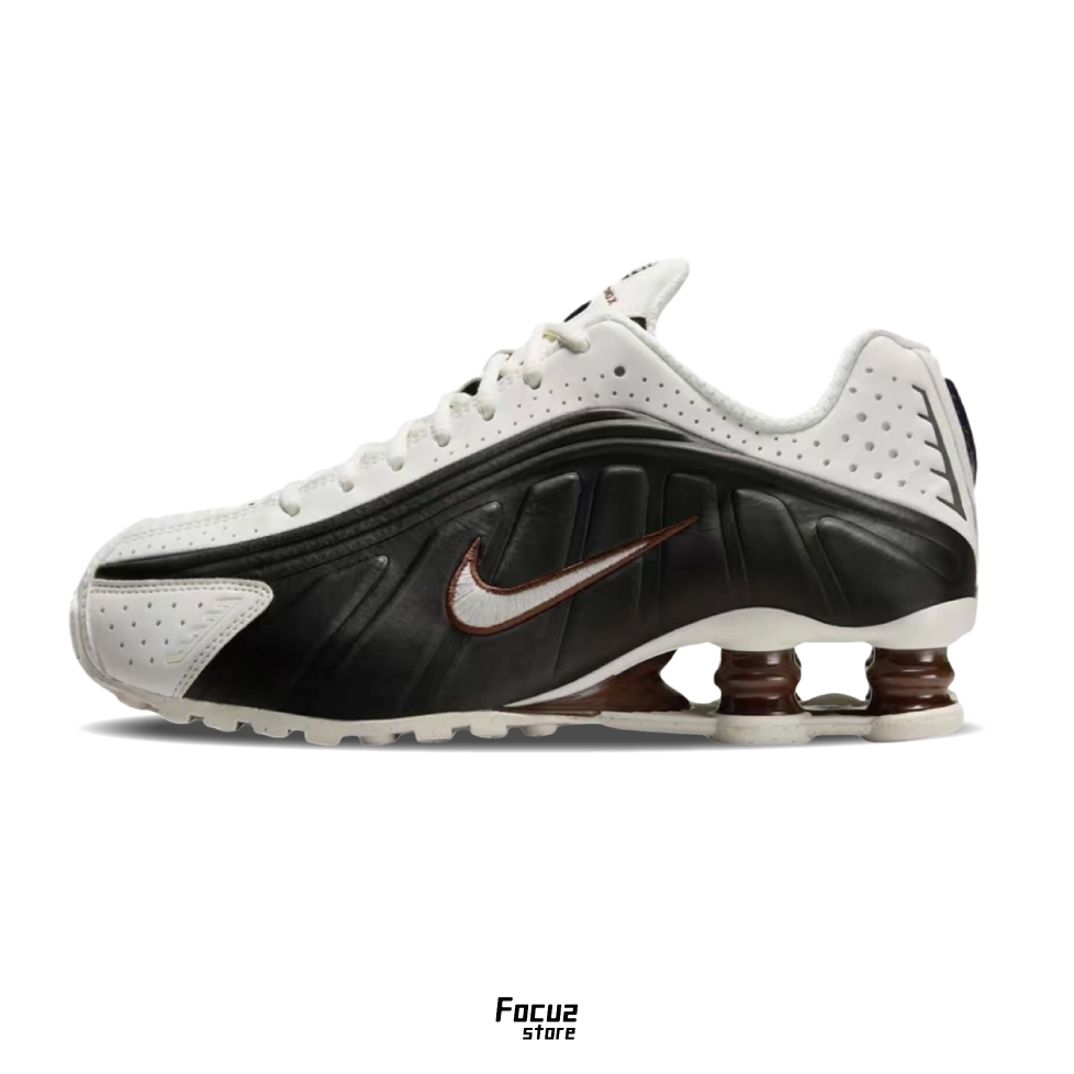 【Focus Store】預購 Nike Shox R4 Wmns "Sail Fauna Brown" 黑白棕 AR3565-104