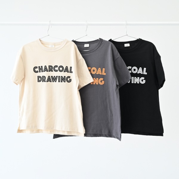 日本JEANS-b 「素描藝術家」天竺棉 前後層次上衣 (炭灰色，130) 350131