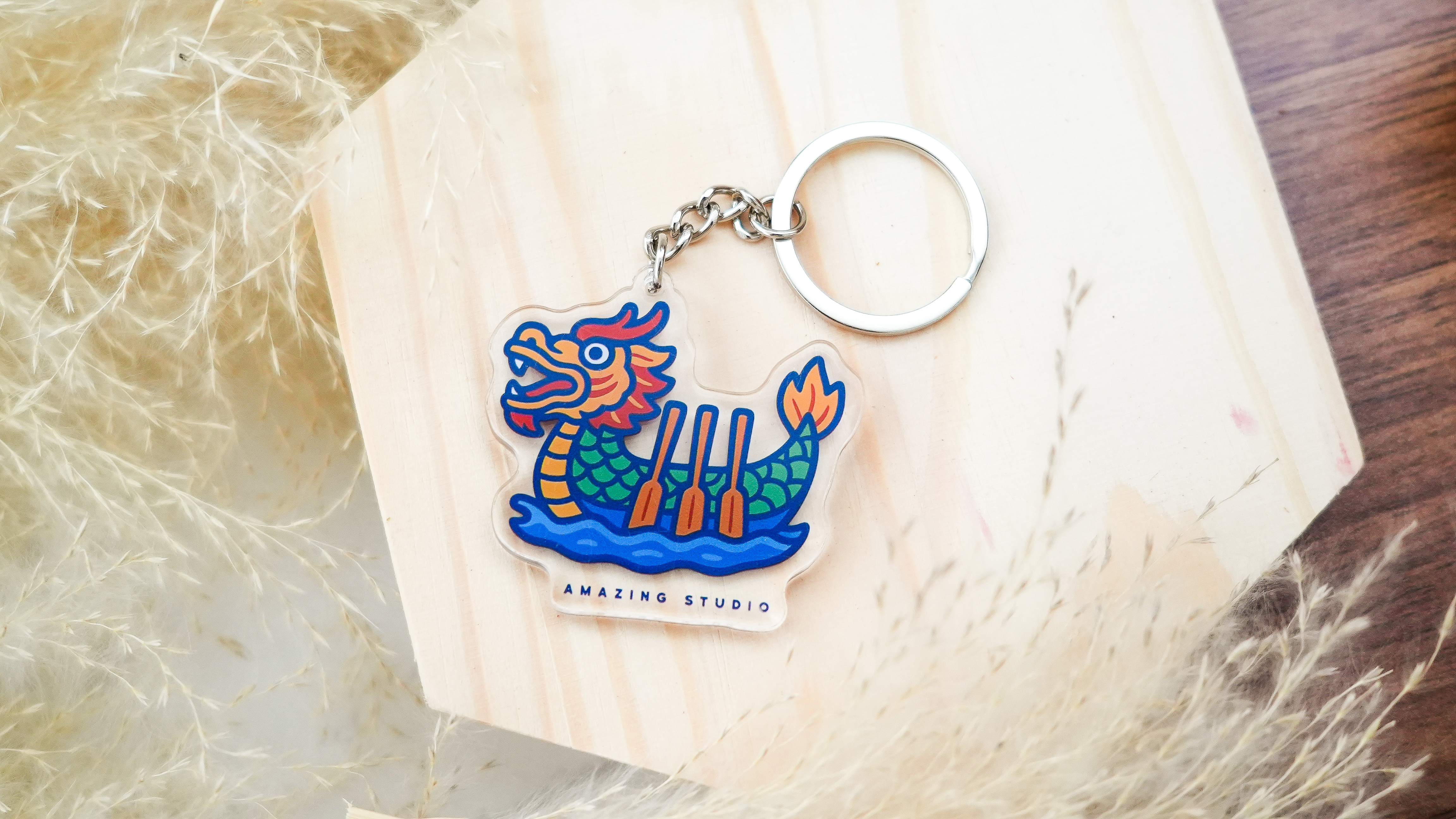 【龍舟】 鎖匙扣丨Amazing Studio