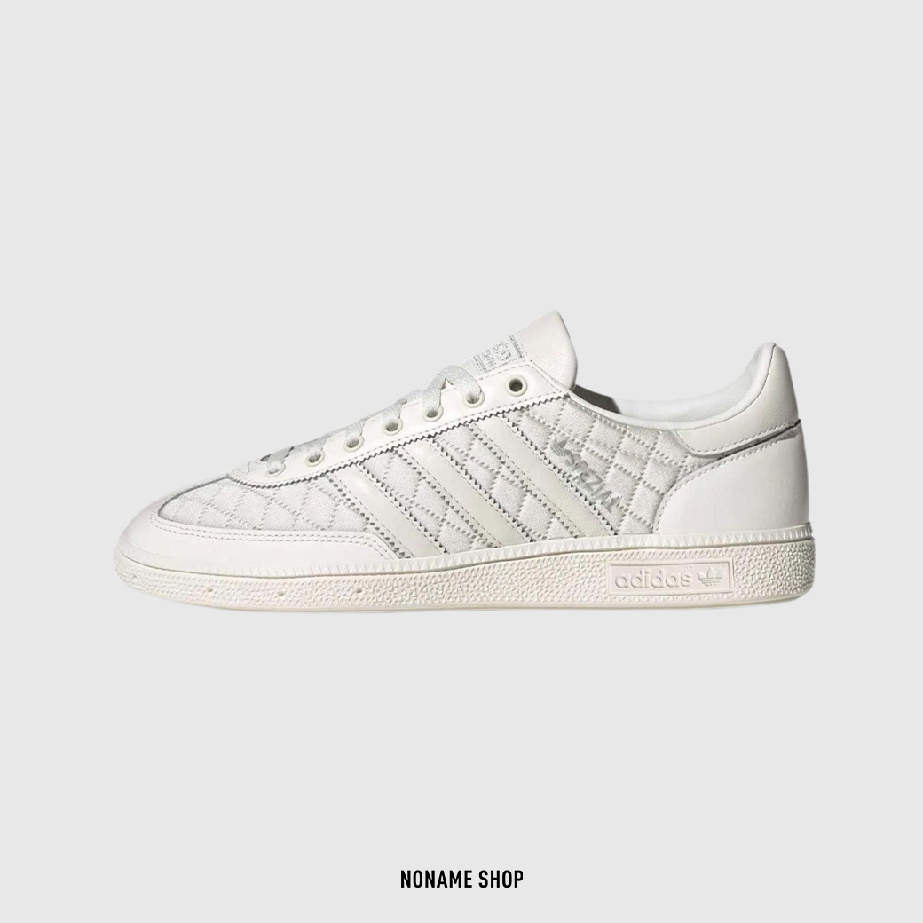 ADIDAS ORIGINALS HANDBALL SPEZIAL 小香風 菱格紋 漆皮 珠光白 (男/女款)