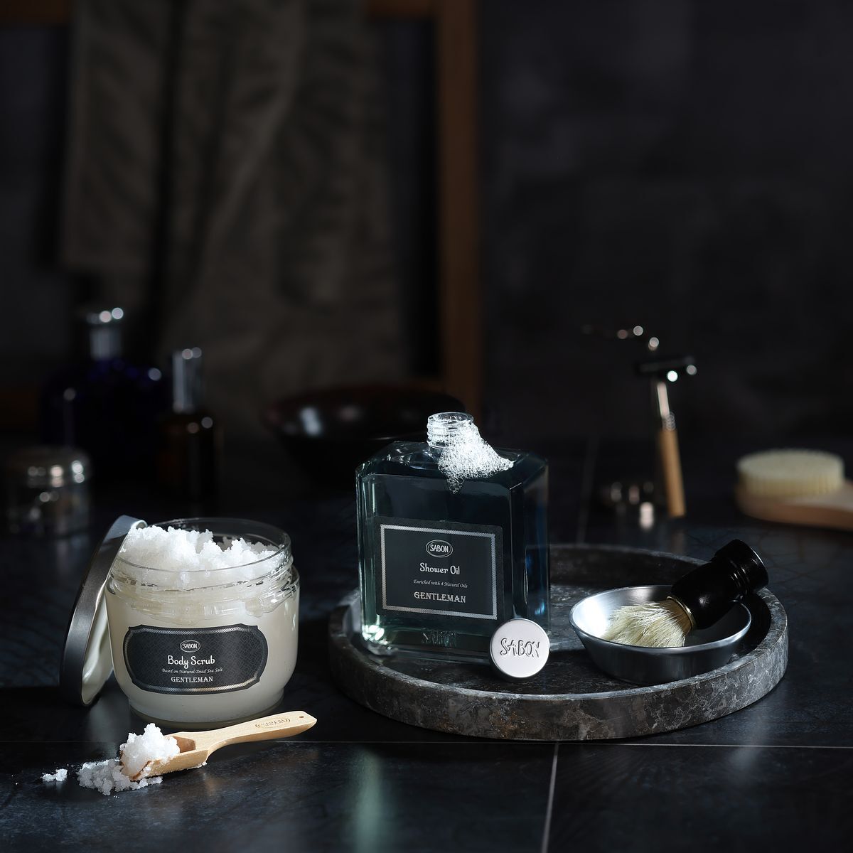 【SABON】紳士沐浴油 400ml