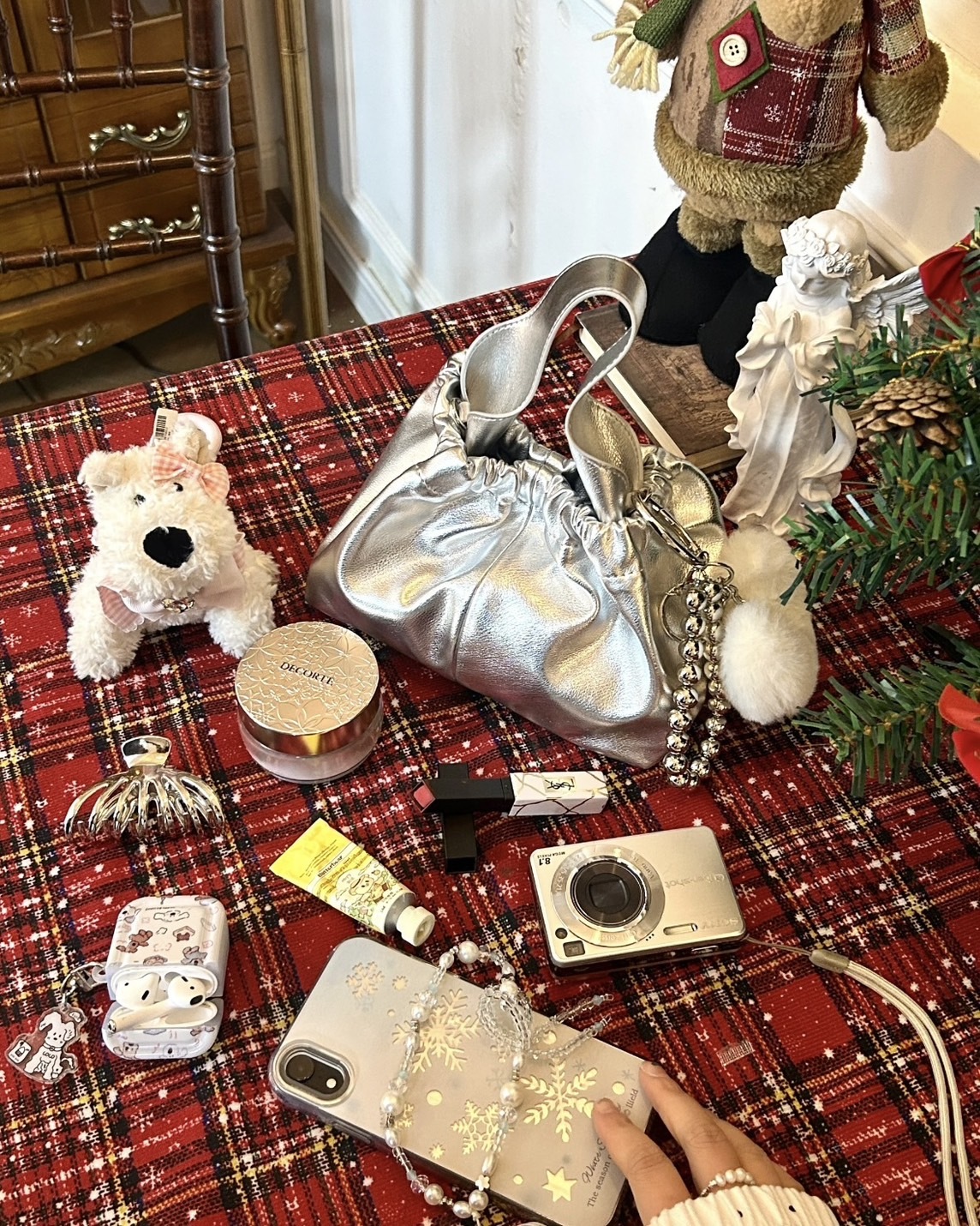 【現貨】Charles ＆ Keith 小CK Ally 3種背法 抓皺 鍊條 軟質包 雲朵包 4色