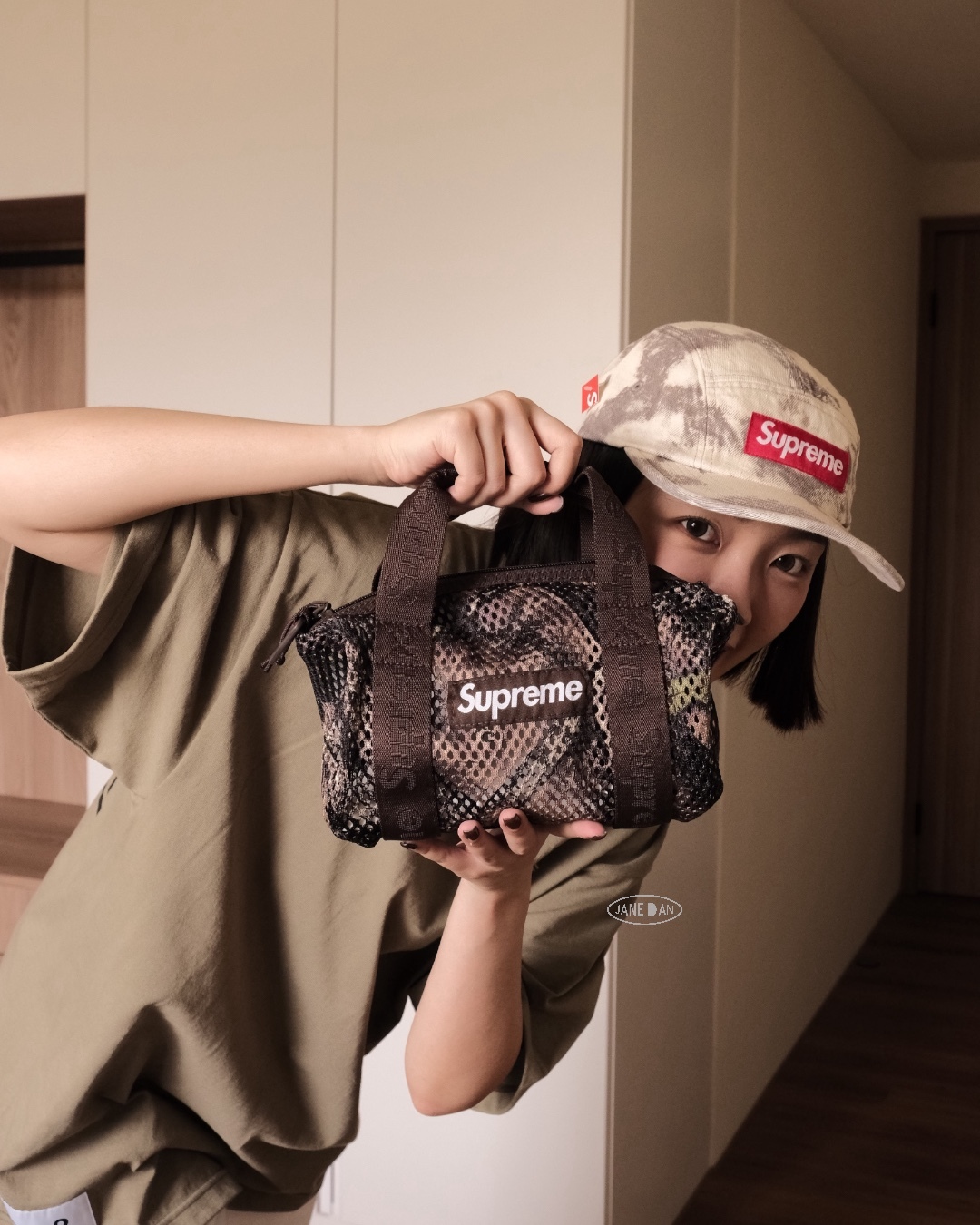 SUPREME 25SS MESH MINI DUFFLE BAG 3L 網眼圓筒包