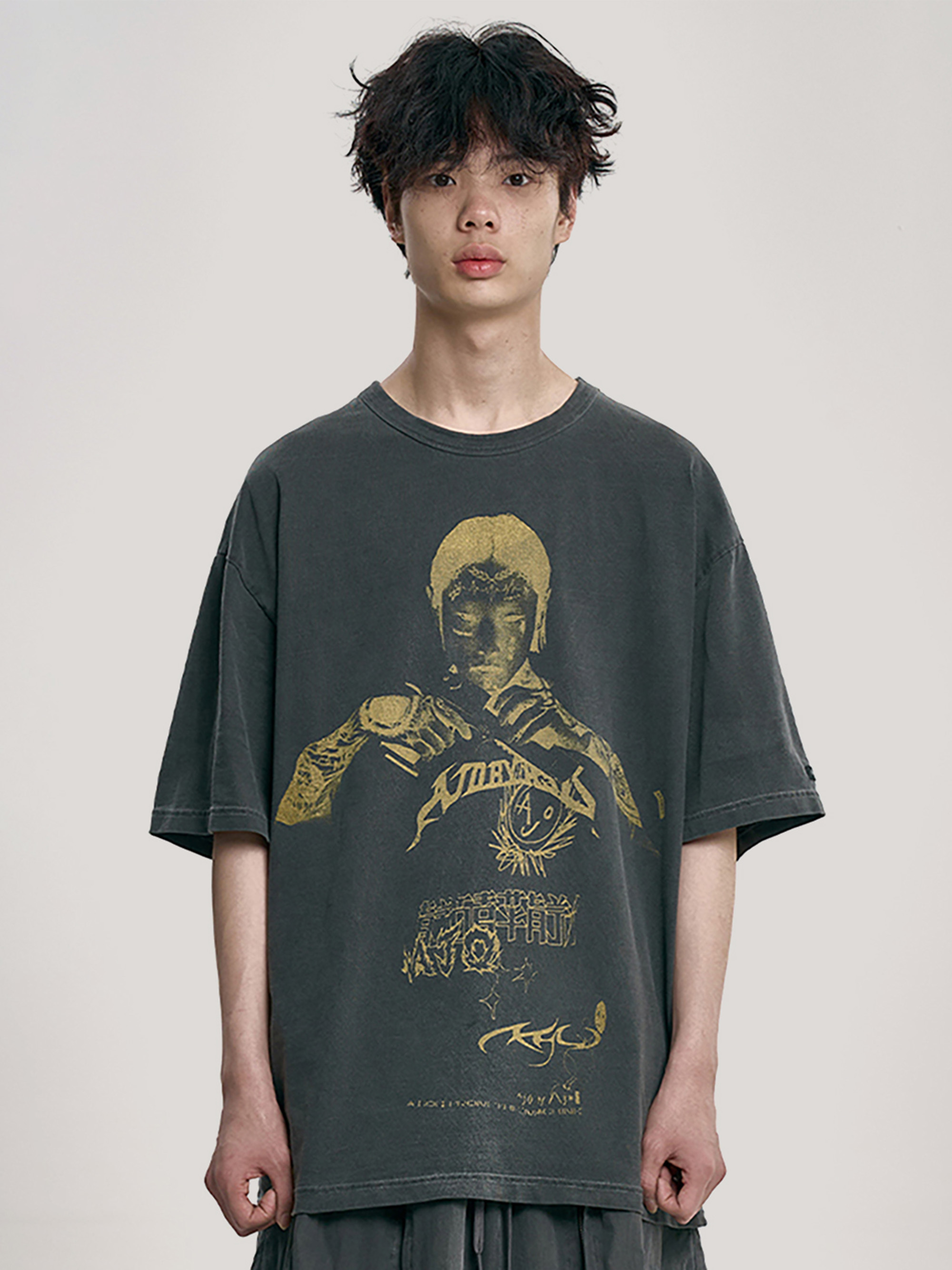 【AJO AJOBYAJO】25SS★ Pseudo Messiah T-Shirt MUSINSA | AJOBYAJO Pseudo Messiah T-Shirt [WHITE]