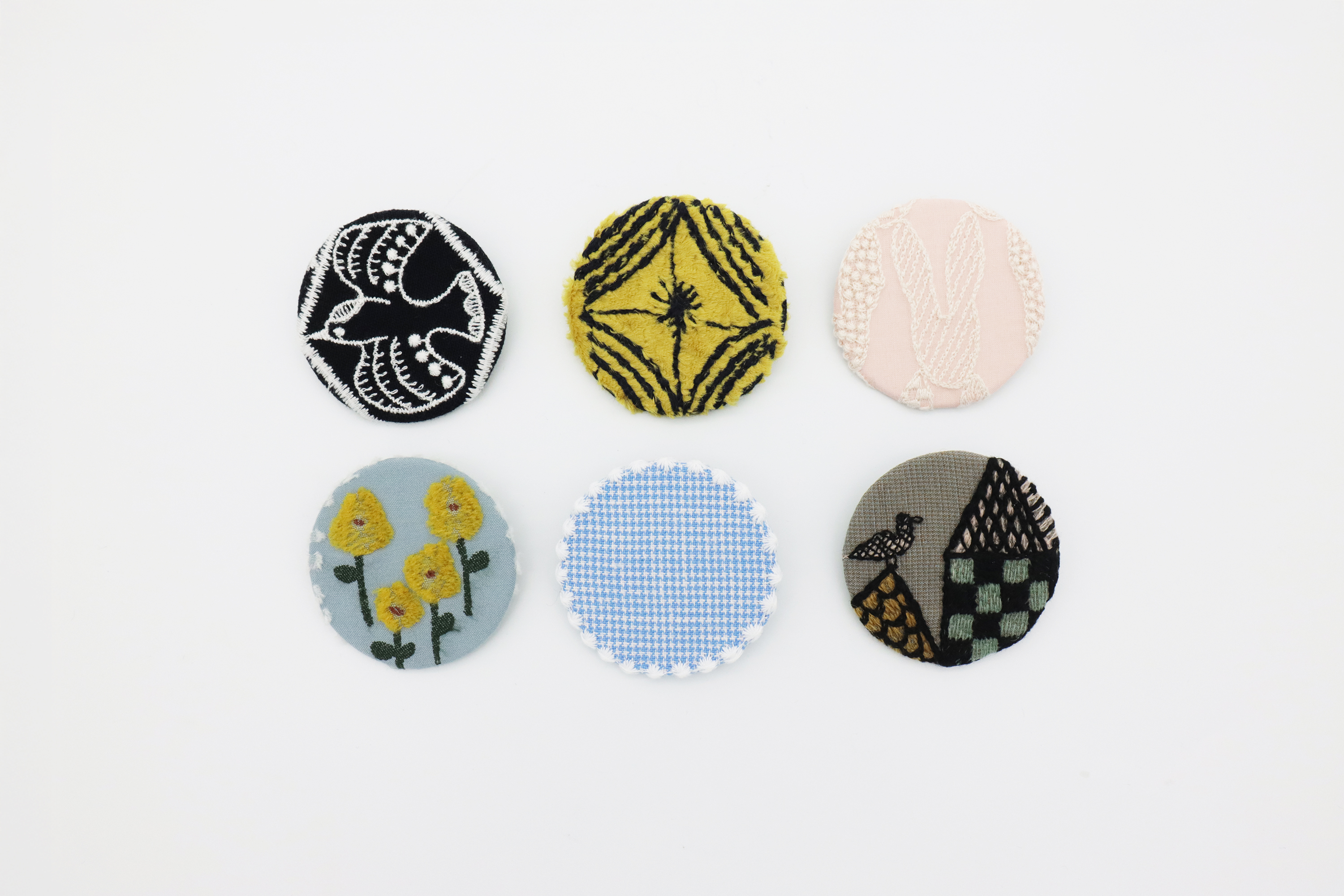 minä perhonen｜餘布徽章-圓形 (大)