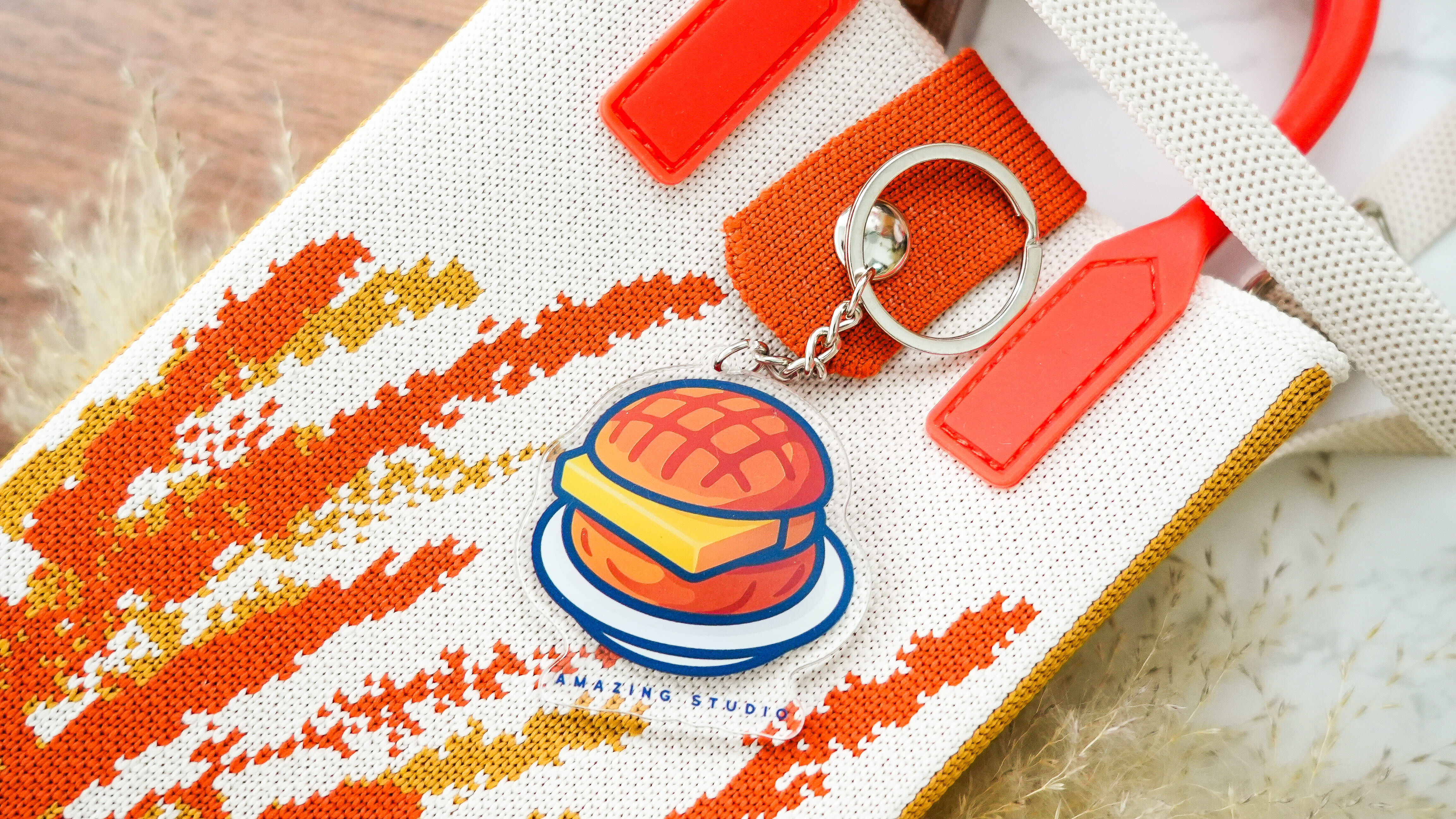 【菠蘿油】 鎖匙扣丨Amazing Studio