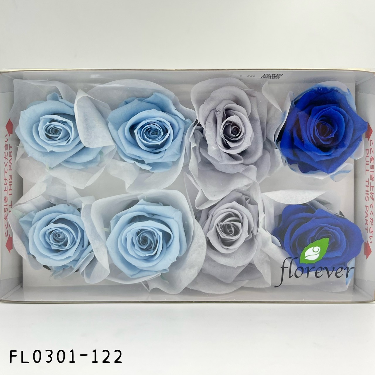 日本不凋中輪玫瑰花 (8朵混色)FL0301-122