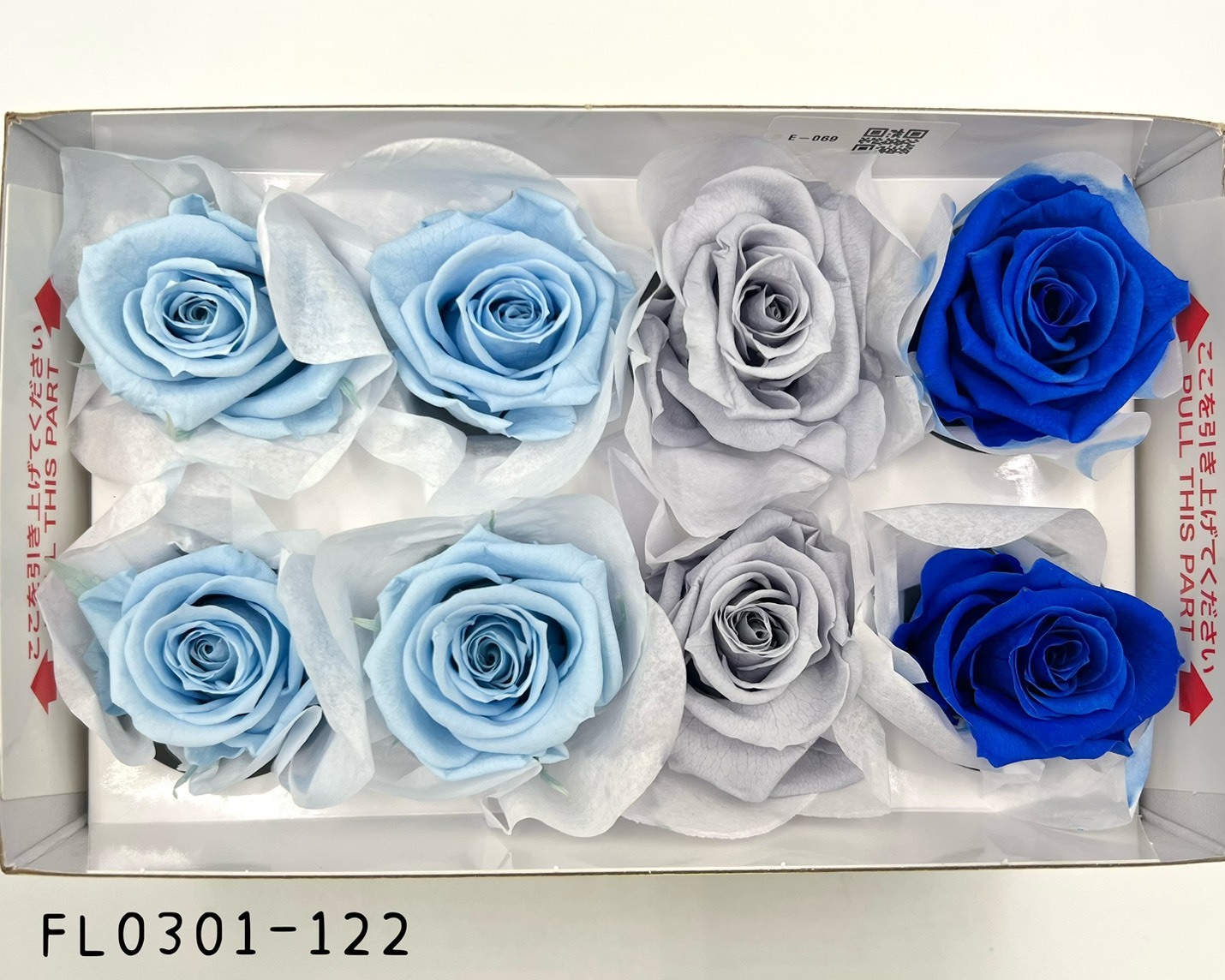 日本不凋中輪玫瑰花 (8朵混色)FL0301-122