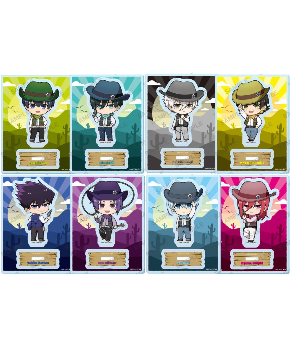 預購-動畫「藍色監獄」Q版角色壓克力立牌 牛仔Ver. 系列 【日本進口精品】