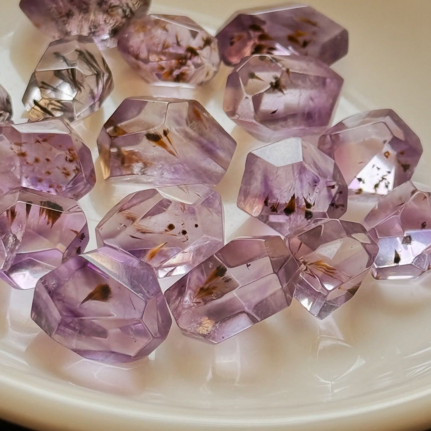 [原石] 紫晶黃磷鐵礦