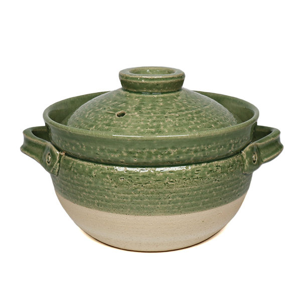 【伊賀燒】綠彩 5合炊飯鍋