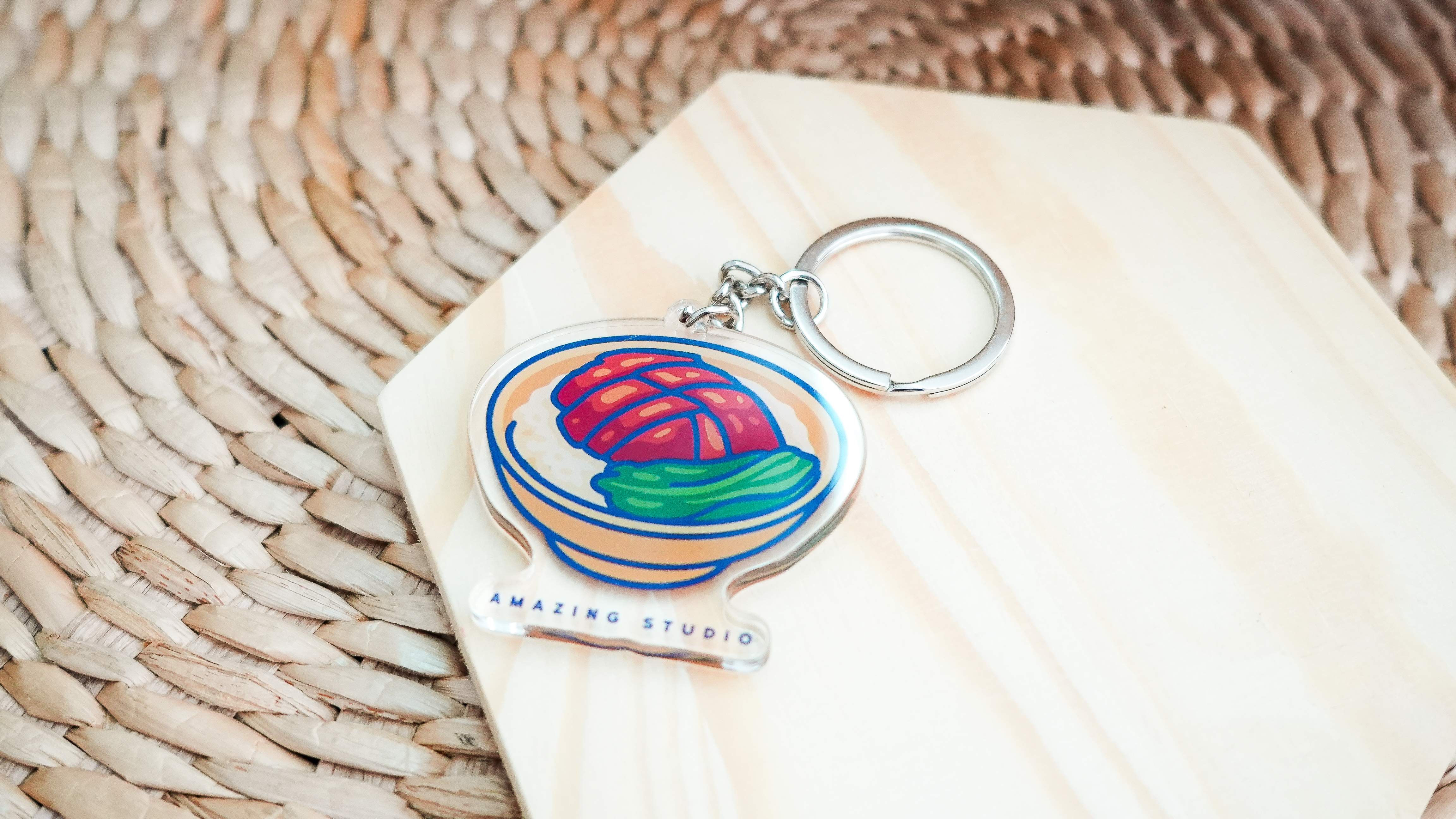 【明爐燒味】 鎖匙扣丨Amazing Studio
