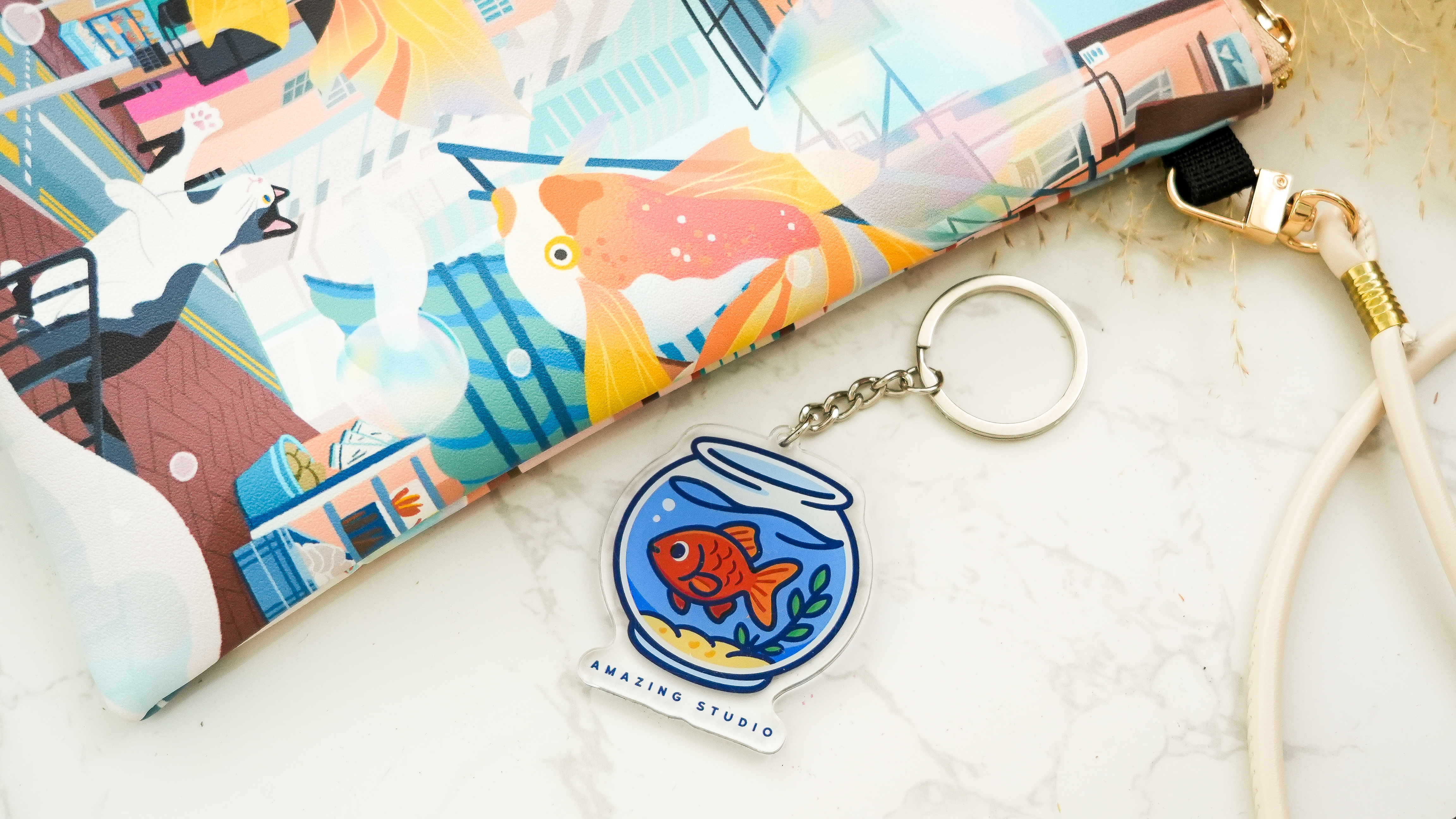 【金魚街】 鎖匙扣丨Amazing Studio