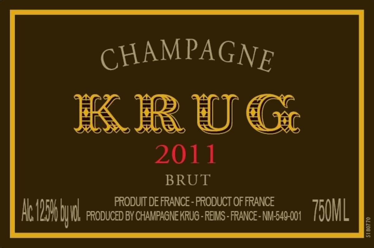 Krug Vintage Brut 2011 (WS97) (Gift Box)