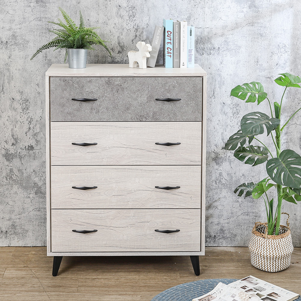 哈爾2.7尺工業風四斗櫃/四抽收納櫃/置物櫃