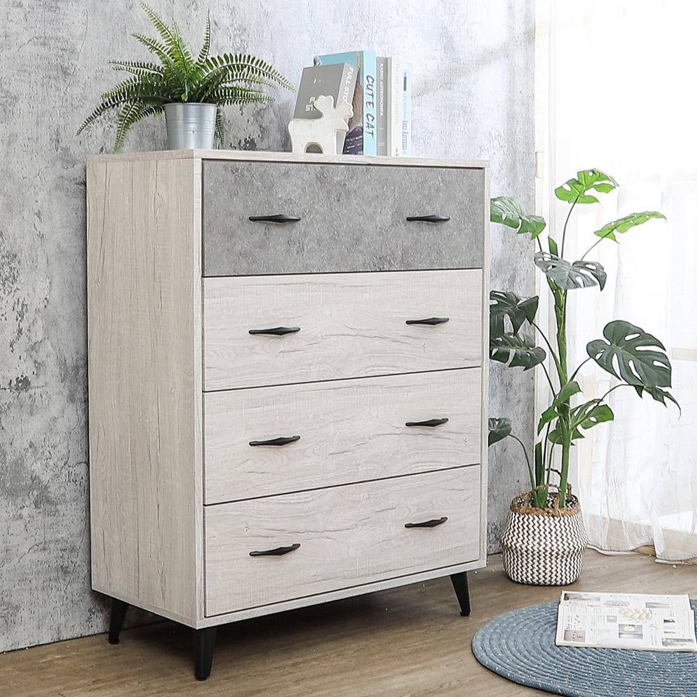 哈爾2.7尺工業風四斗櫃/四抽收納櫃/置物櫃