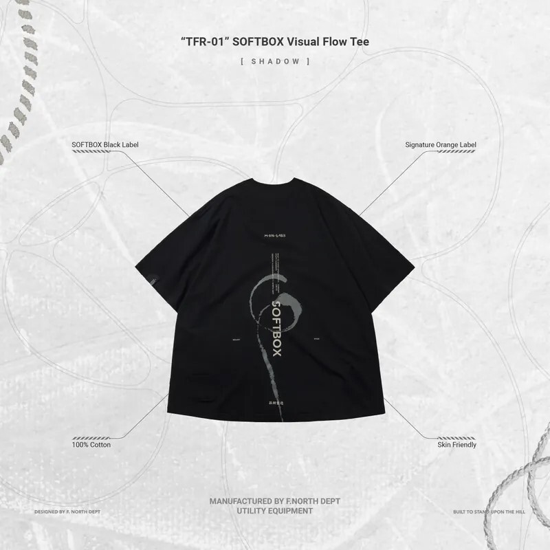 GOOPi “TFR-01” SOFTBOX Visual Flow Tee FULL SIZE