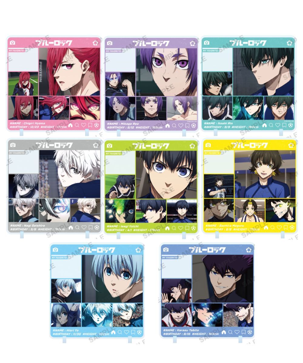 預購-動畫「藍色監獄」角色壓克力立牌 系列 【日本進口精品】