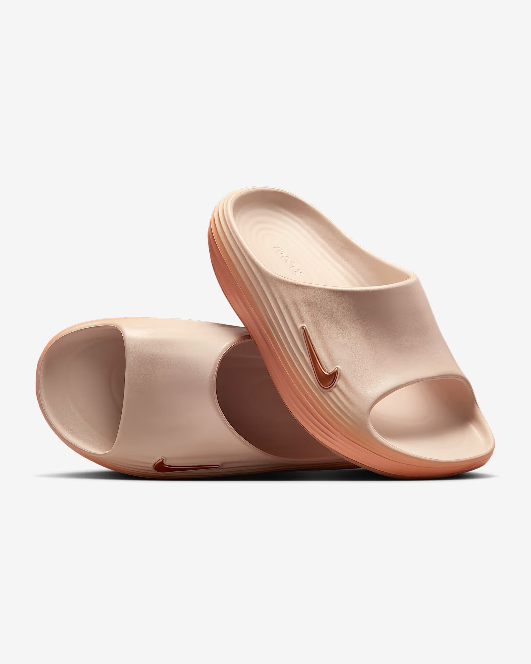 Nike ReactX Rejuven8 Slide 漸層橘 橡膠底 防水 拖鞋 女款 hv4484-800