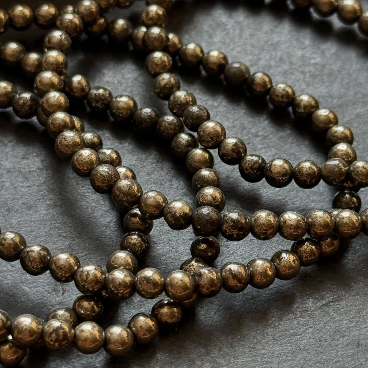 [原石] 黃銅礦 水晶手串