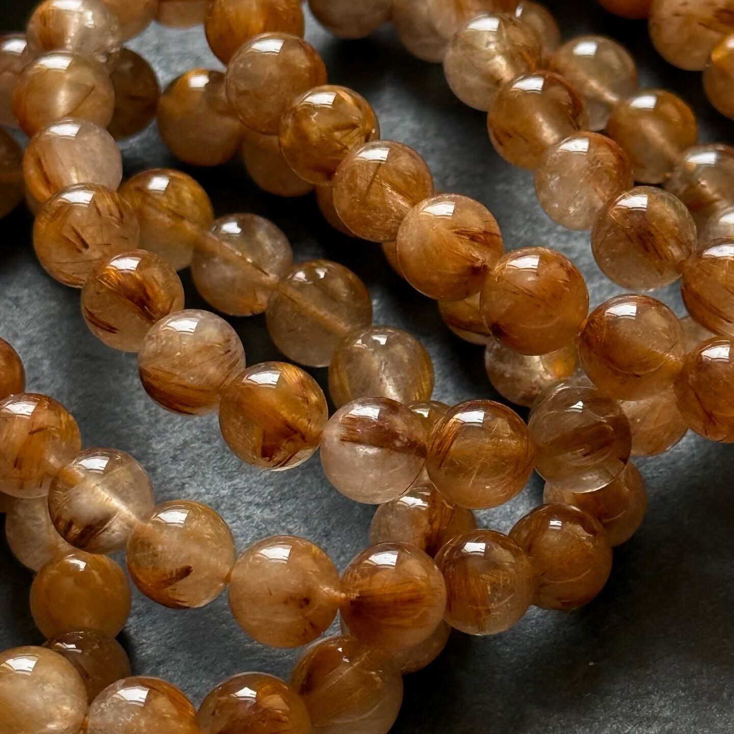 [原石] 銅鈦晶 水晶手串