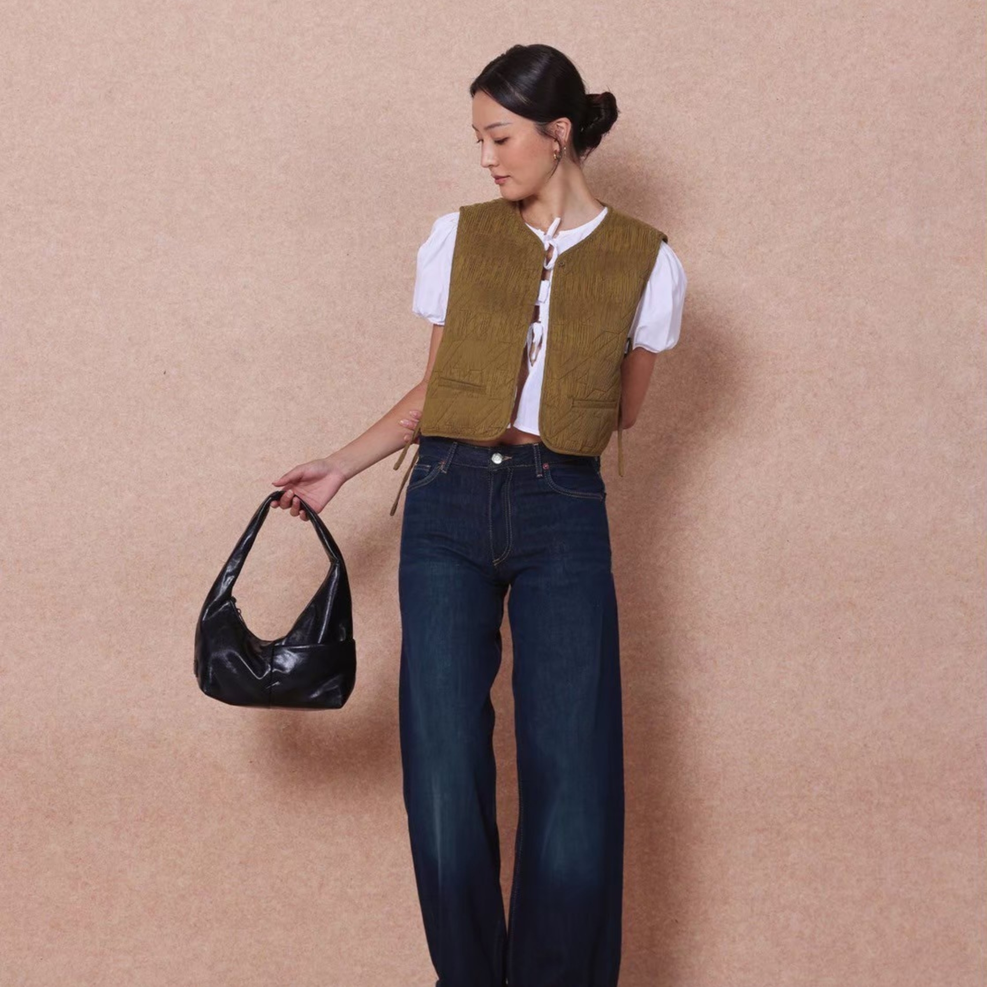 Mini Arc - 皮革墨黑