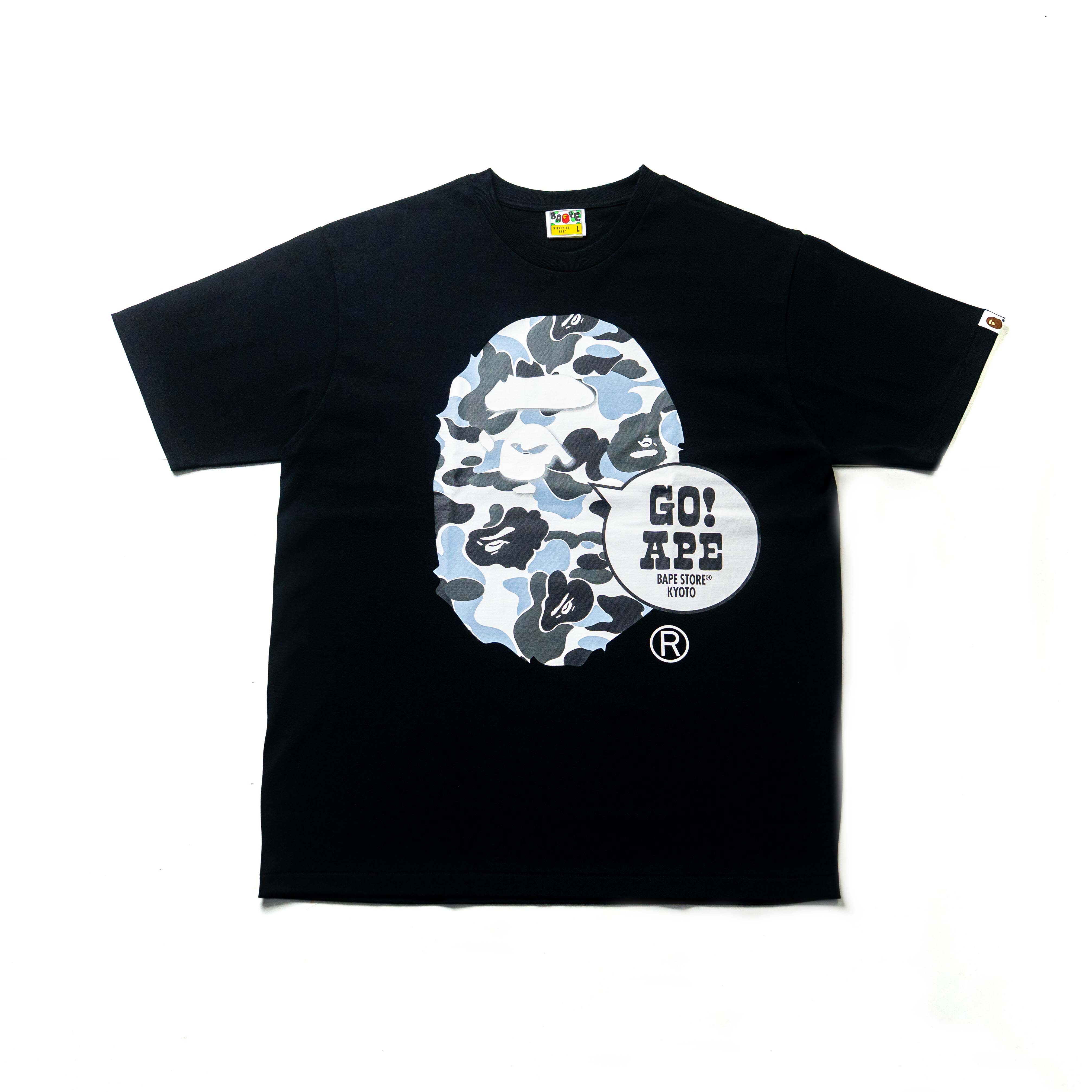 2025SS A BATHING APE BAPE STORE KYOTO GO! APE TEE 京都 限定 店鋪獨賣 短T 現貨 1L22110033