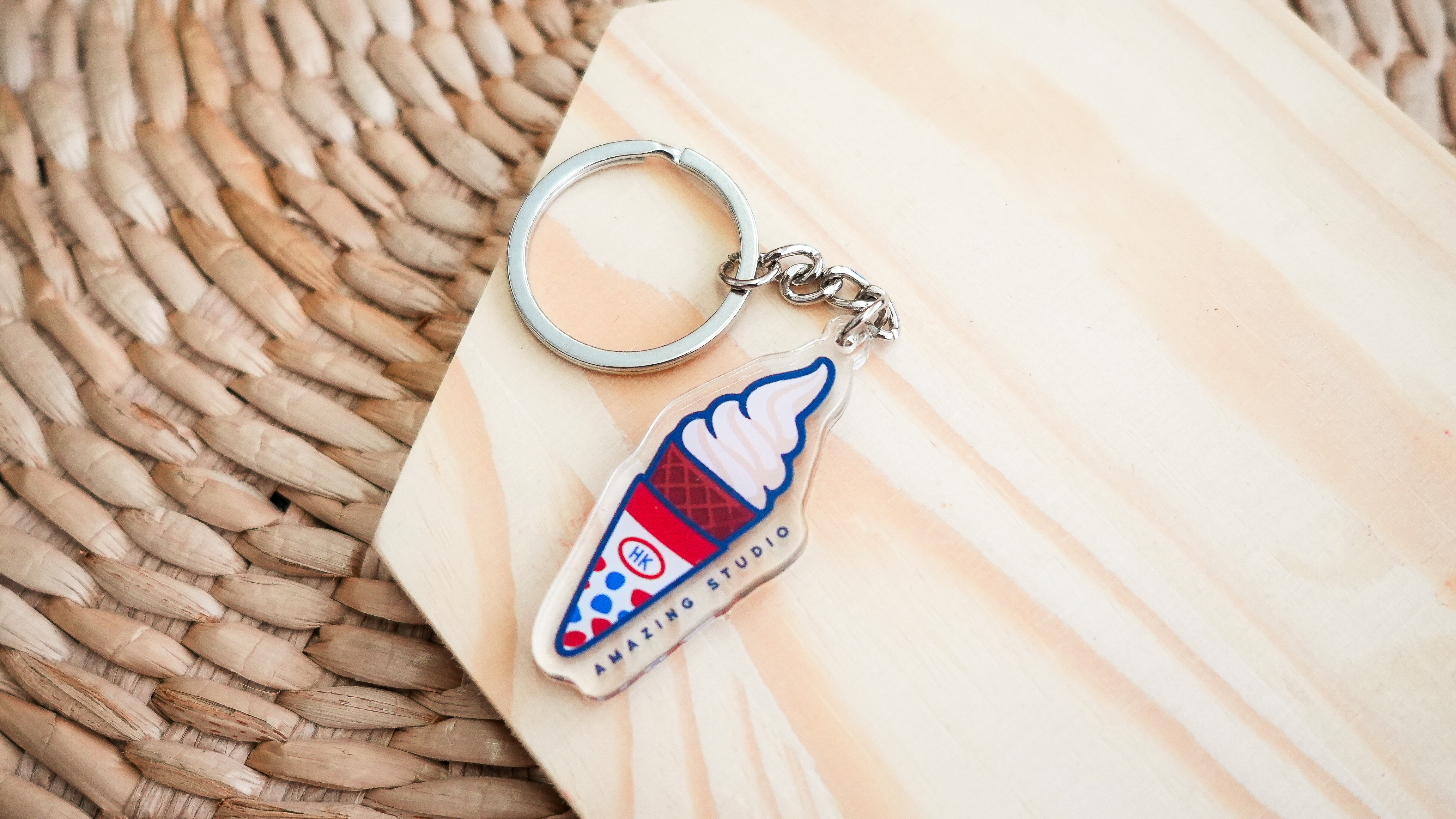 【香港軟雪糕】 鎖匙扣丨Amazing Studio