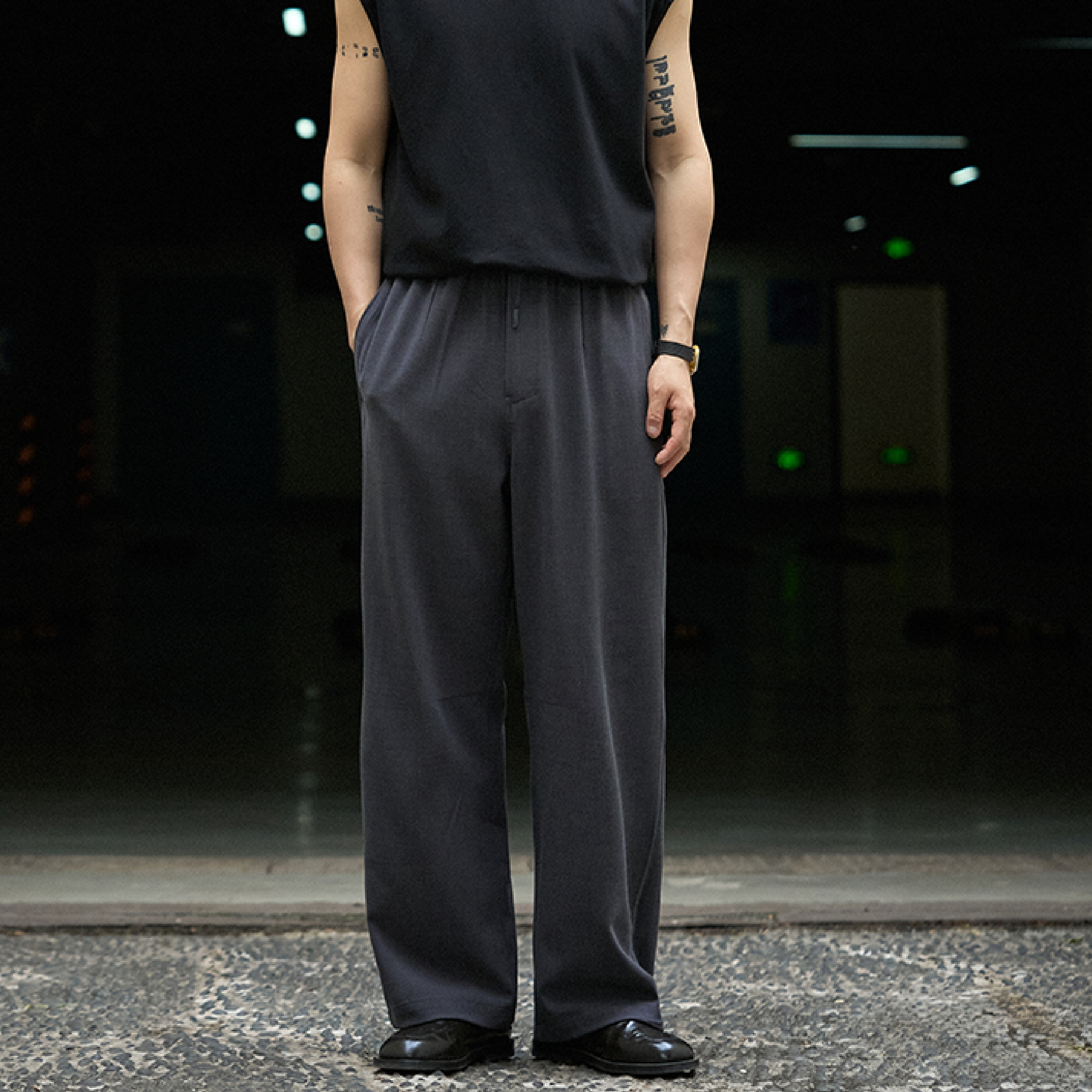 TANOXI Wool Modal Pants 羊毛西裝長褲 [TNX-P350]