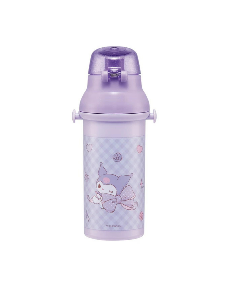 Skater Kuromi 彈蓋直飲斜揹水樽 480ml