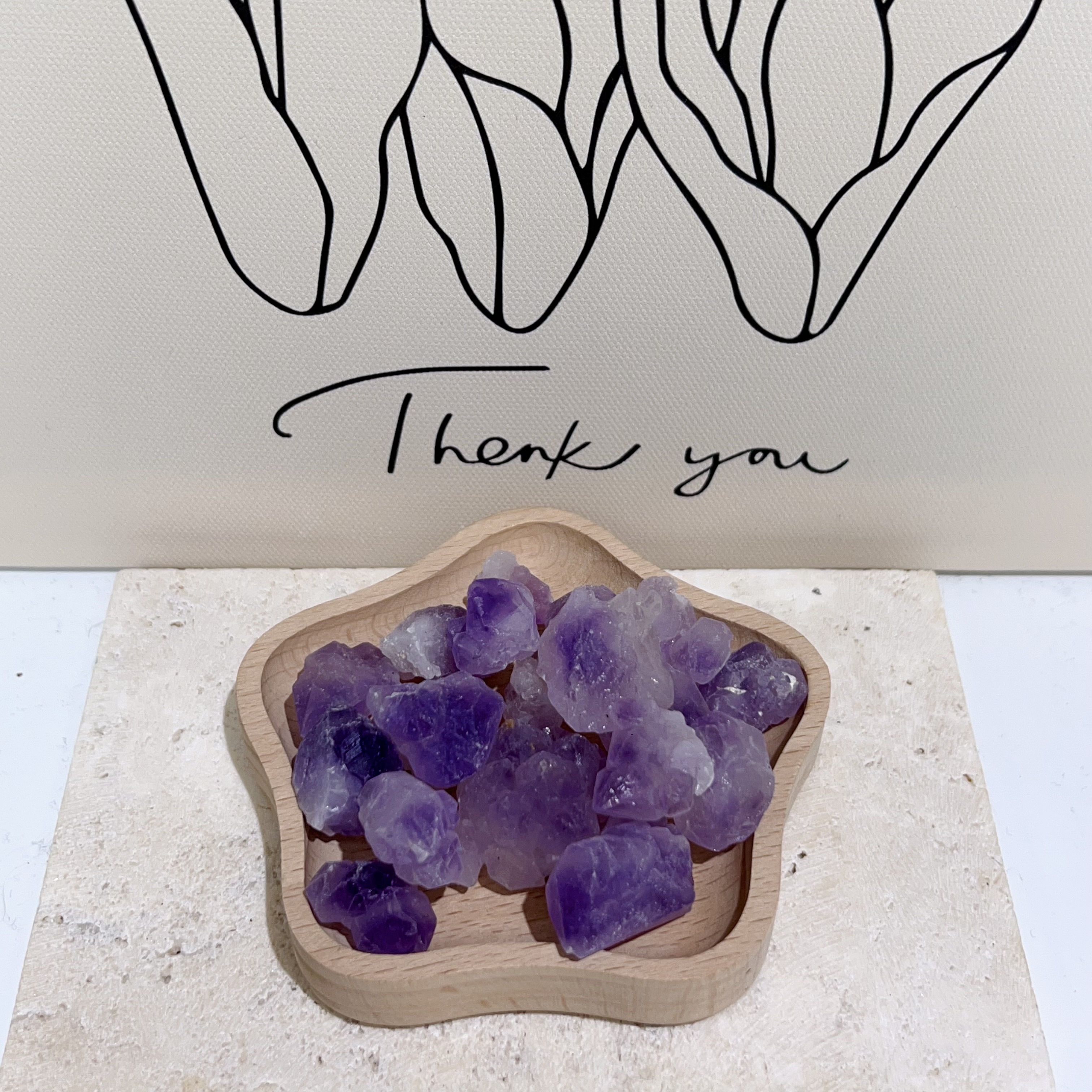 紫水晶花碎石（100g）