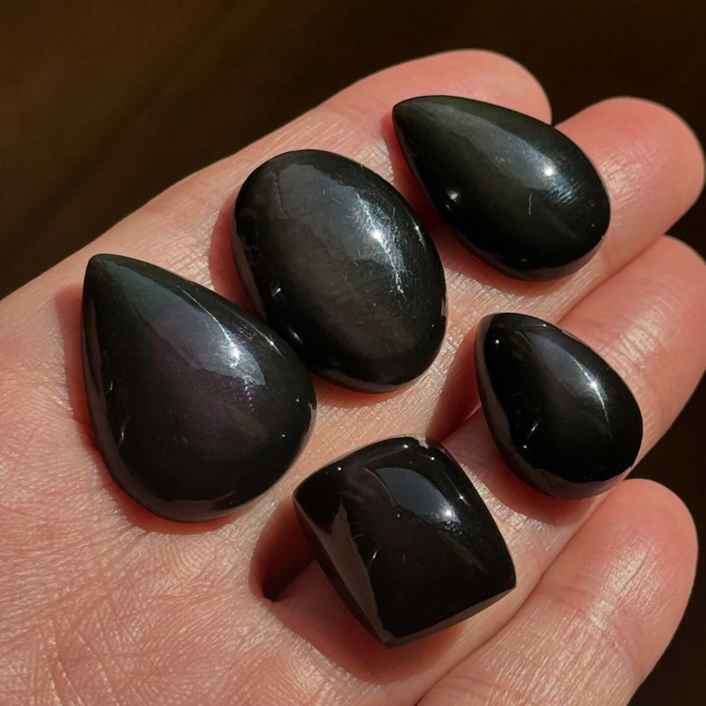 [原石] 彩虹黑曜石 水晶蛋面