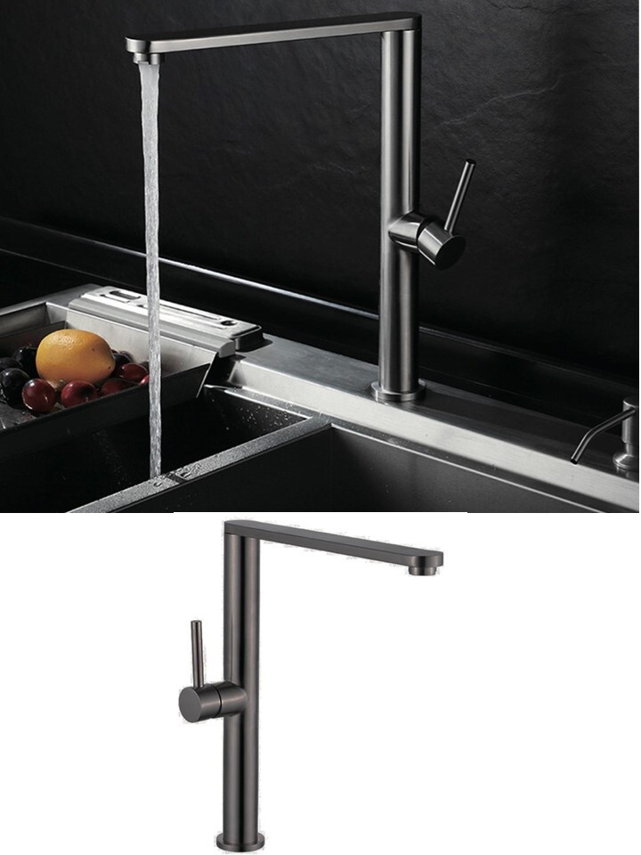 D1CH-1027不銹鋼立式廚房龍頭