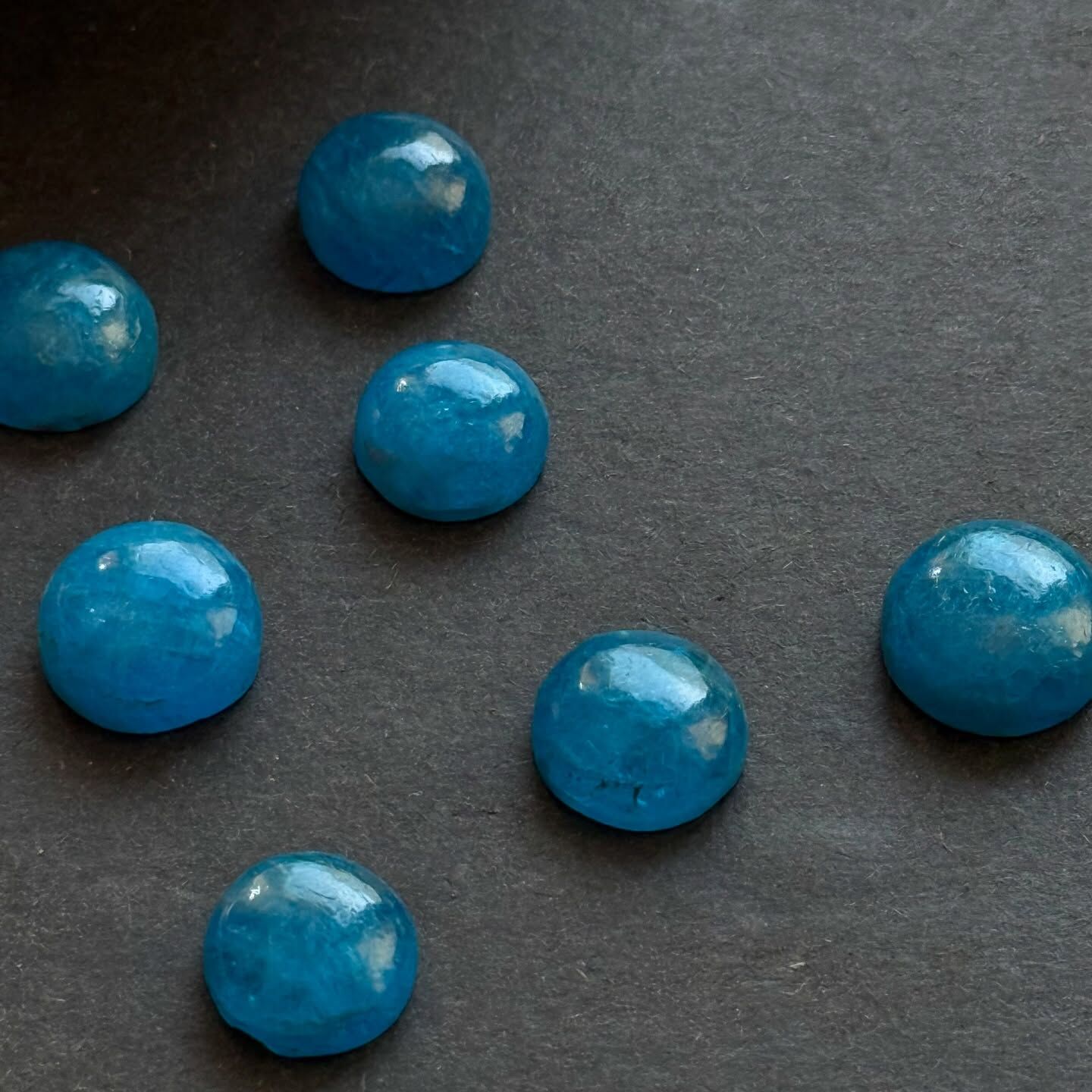 [原石] 藍磷灰石 水晶蛋面