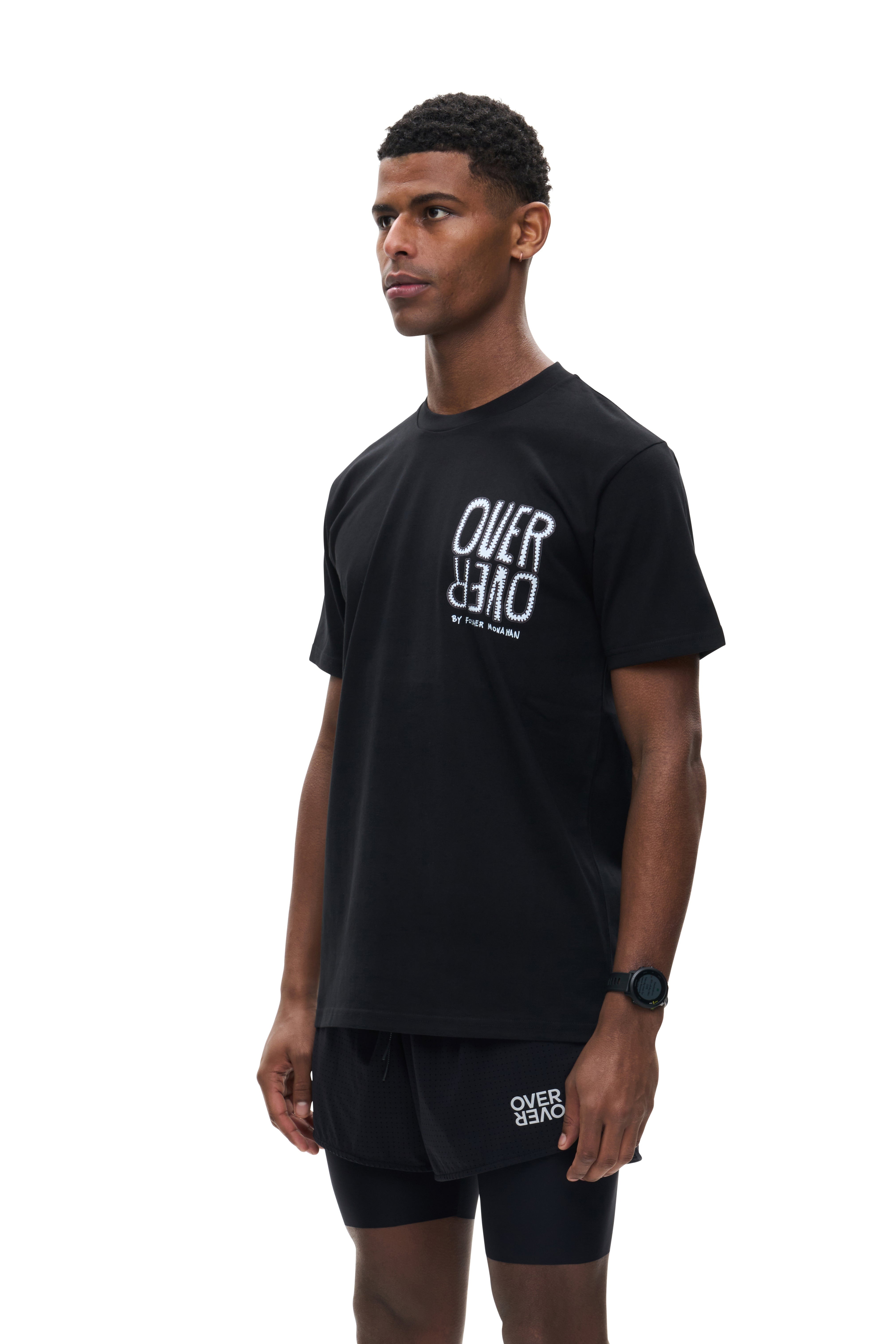 OVER OVER｜EASY TEE MIND BODY FISHER "BLACK"