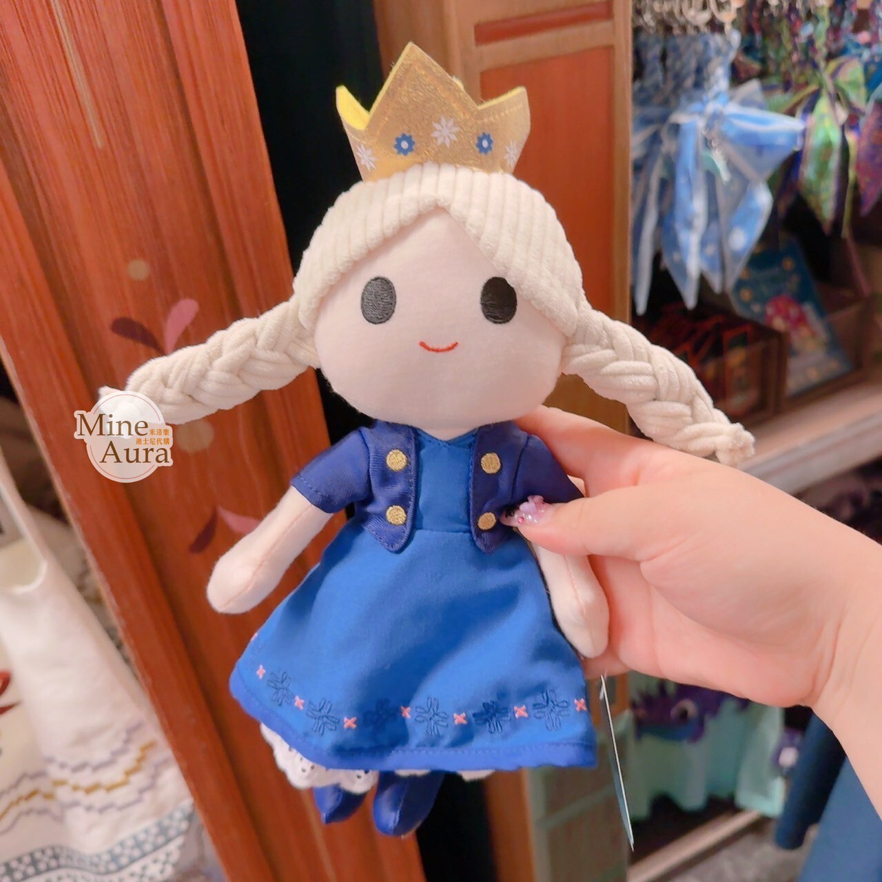 World of Frozen 限定 Q版 童年 艾莎 Elsa 絨毛 娃娃 玩偶 冰雪奇緣 Frozen -香港迪士尼樂園