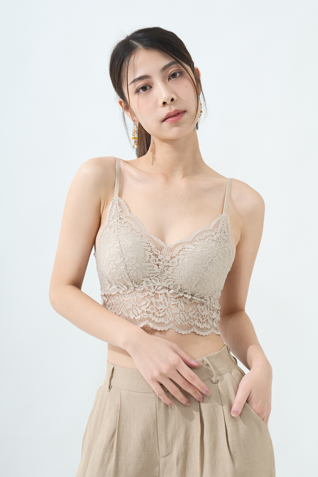 彈性蕾絲bra top ( 現貨款式）